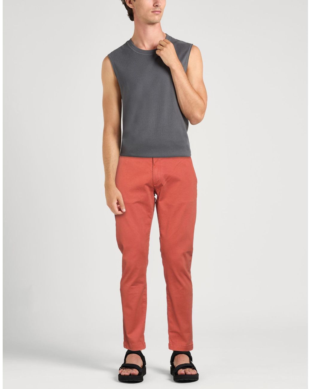 Liu Jo Red Trouser for men