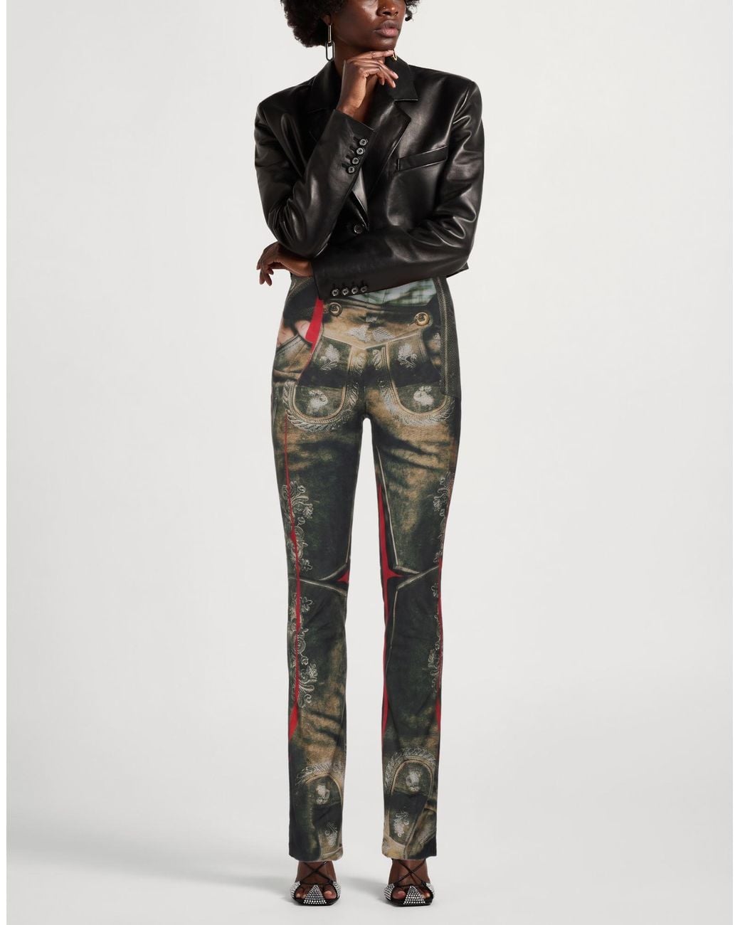 OTTOLINGER Gray Pants Recycled Polyester, Elastane