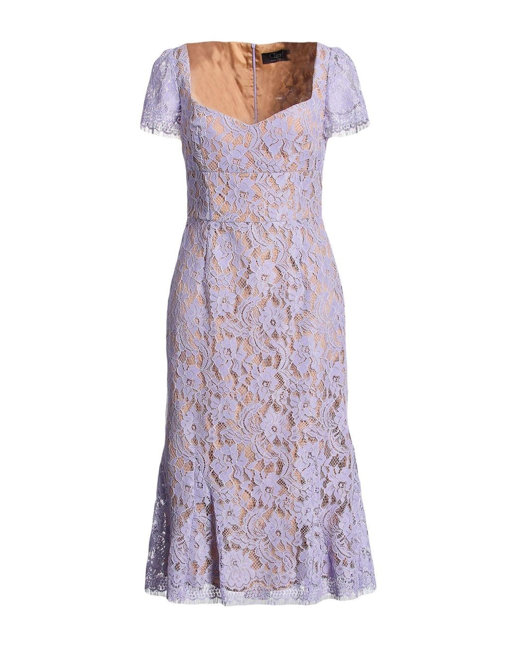 Clips Purple Midi Dress