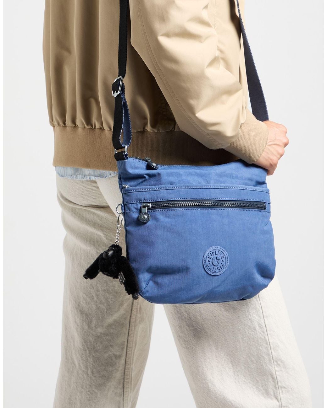 Kipling Blue Slate Cross-Body Bag Polyamide