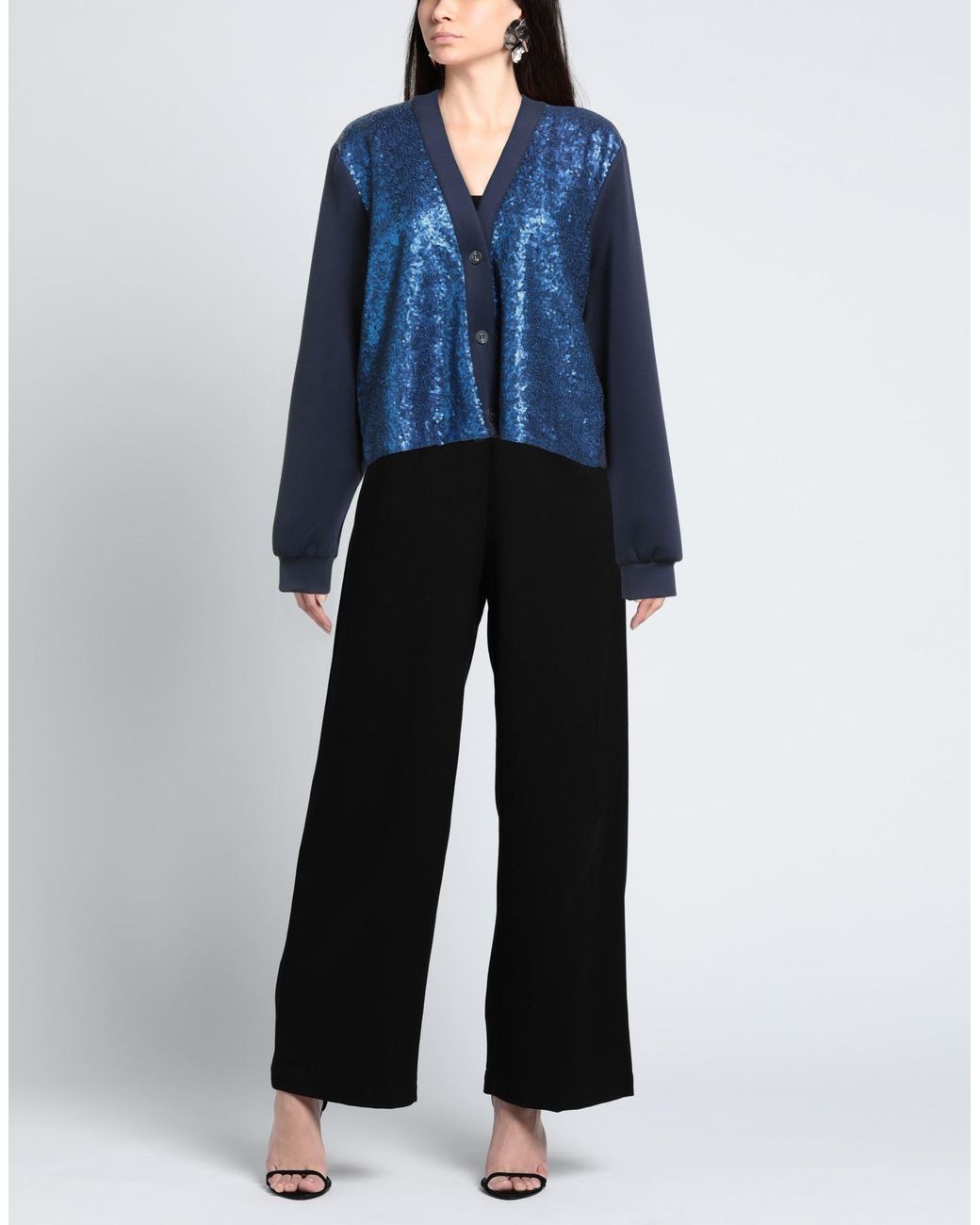 Shirtaporter Blue Jacket Polyester