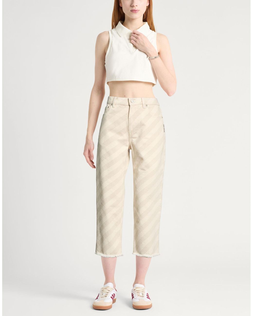 Marni Natural Pants Cotton