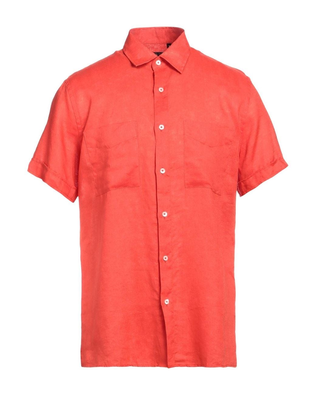 Liu Jo Red Shirt Linen for men