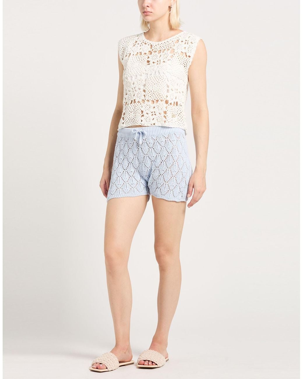 Eleventy Blue Shorts & Bermuda Shorts Cotton