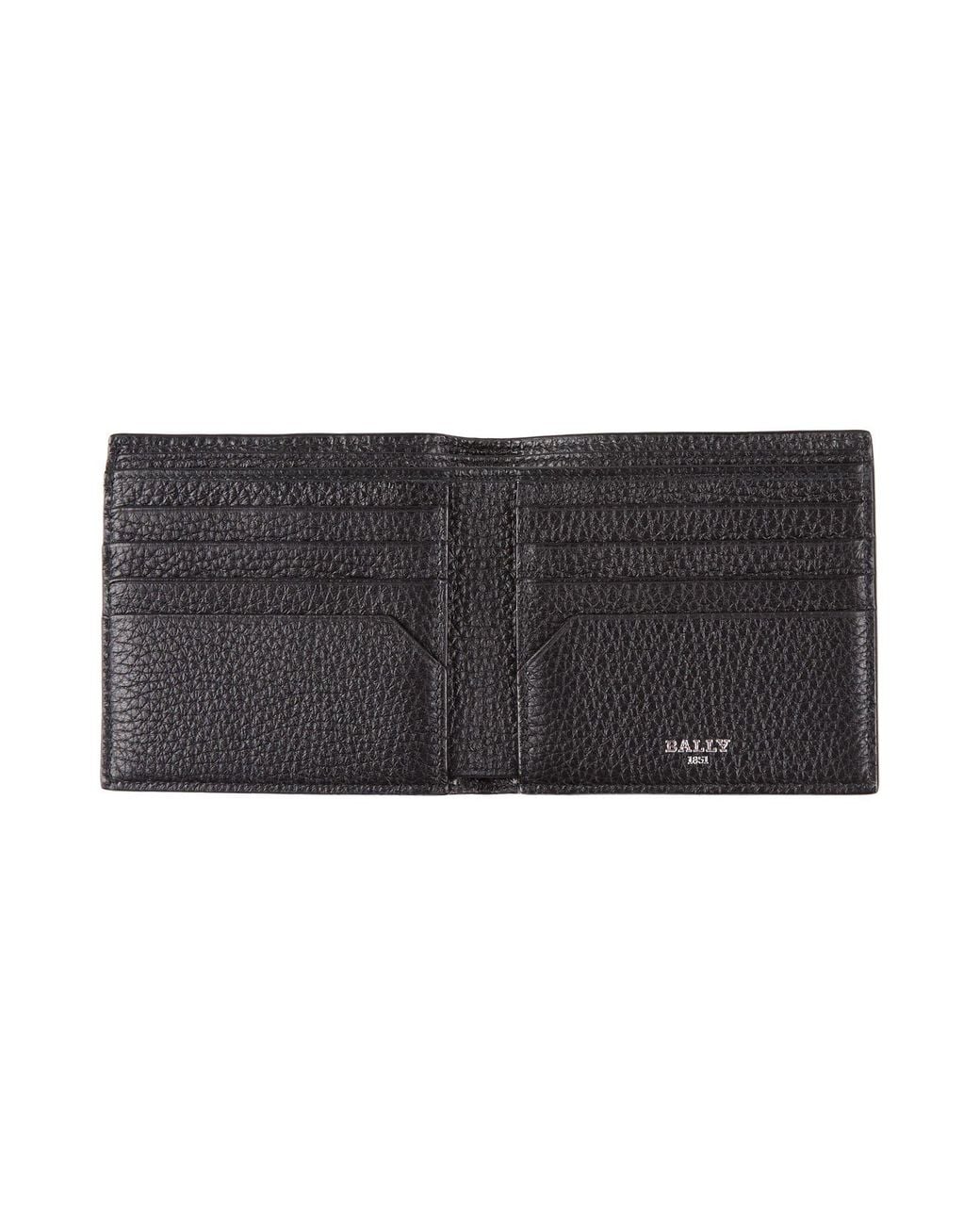 Bally Black Wallet Leather for men