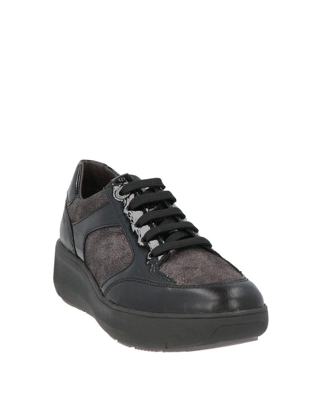 Stonefly Black Sneakers Leather, Synthetic Material