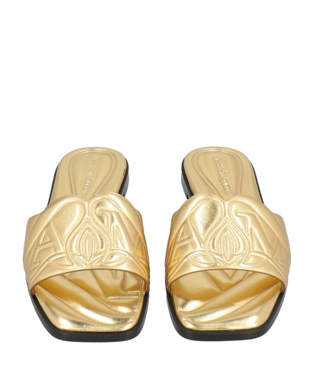 McQueen Metallic Sandals