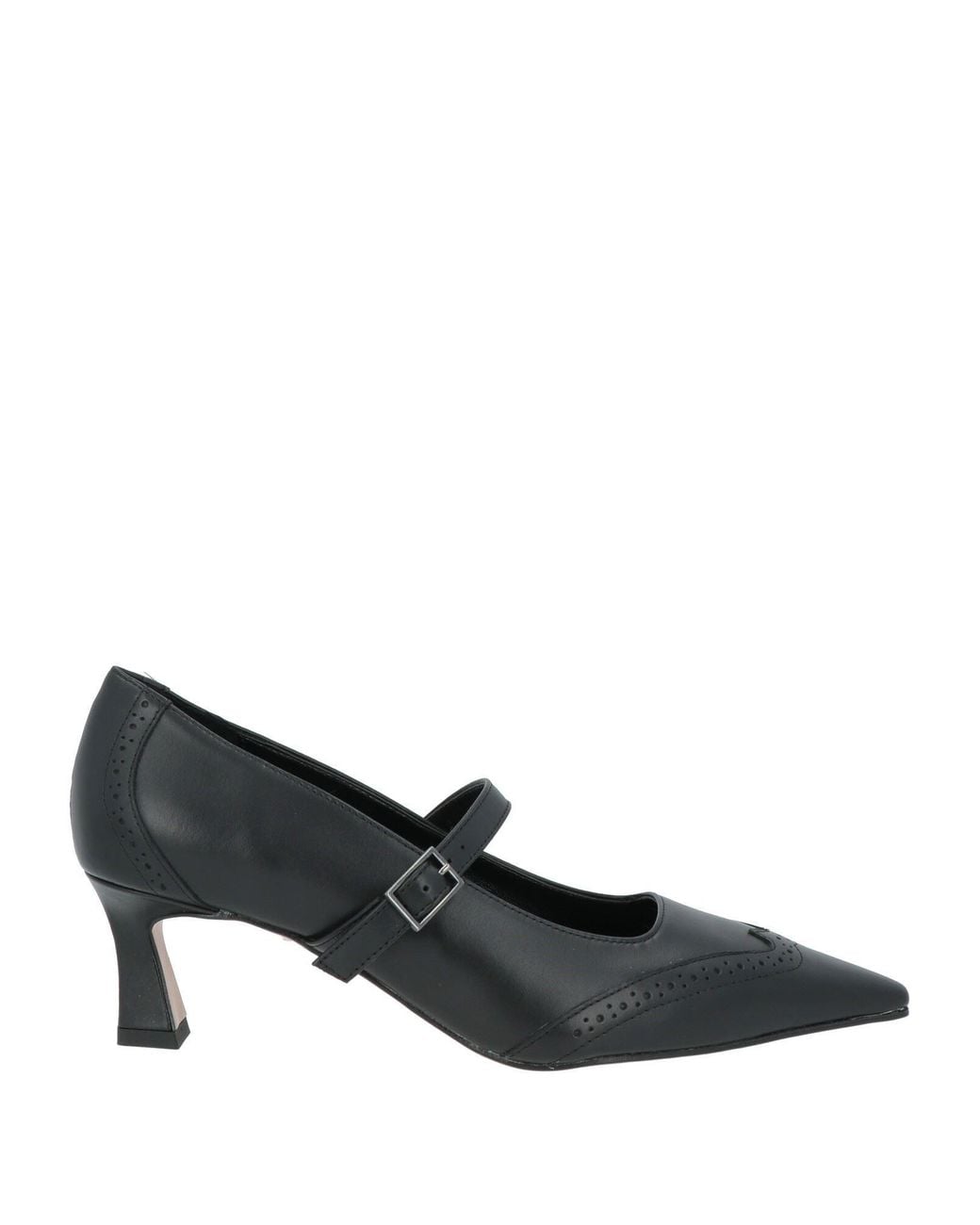 J.A.P. JOSE ANTONIO PEREIRA Black Pumps Calfskin