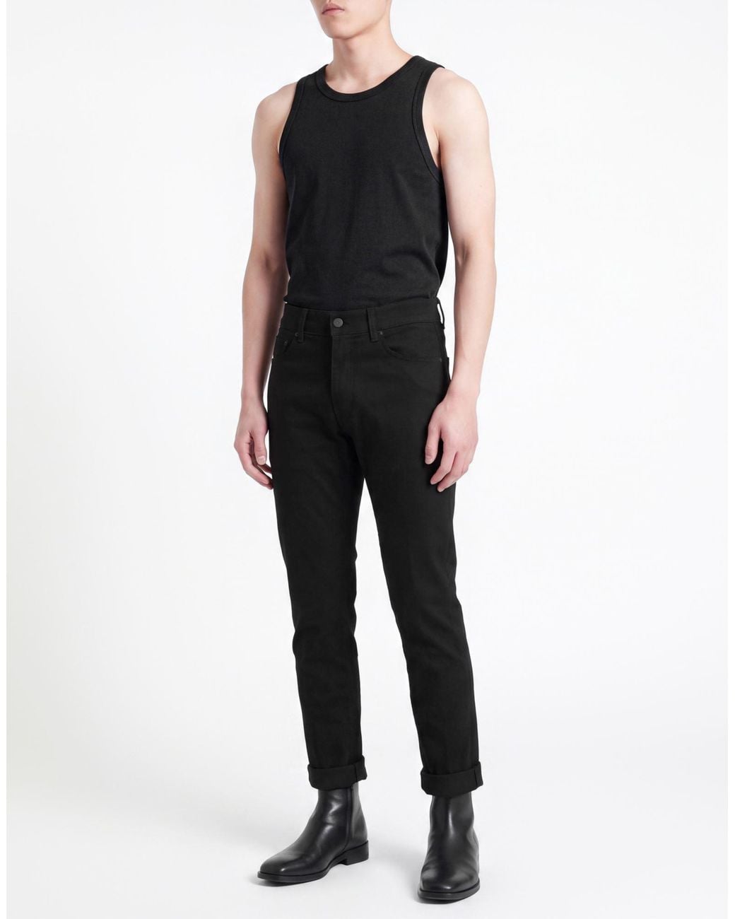 Dondup Black Trouser for men