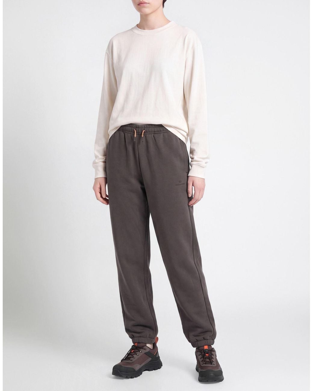 Parajumpers Gray Dark Pants Cotton, Polyester