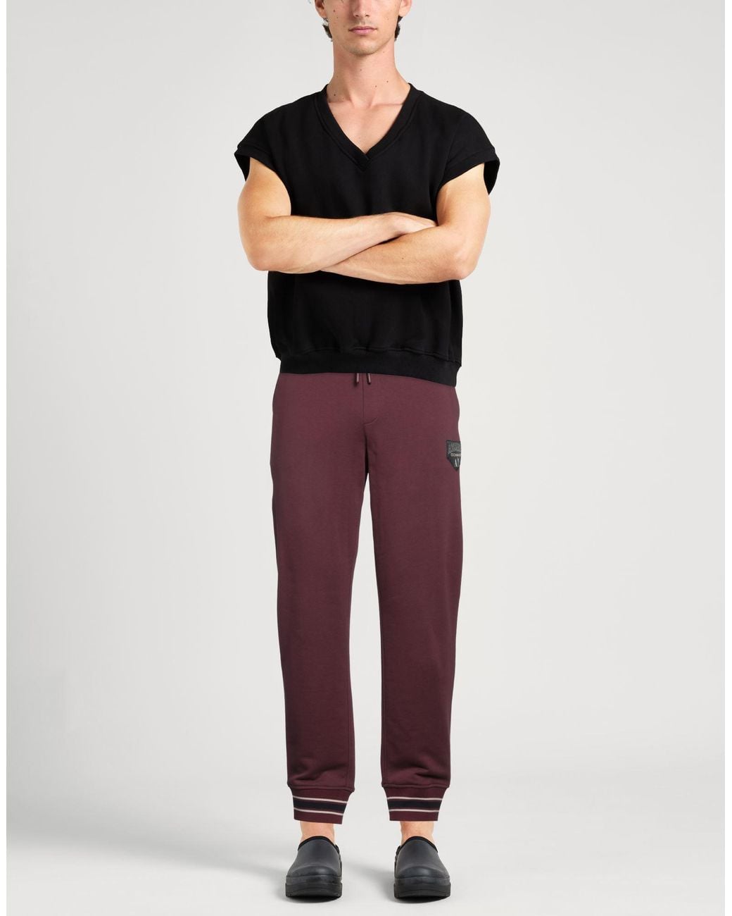 ARMANI EXCHANGE Purple Trouser for men