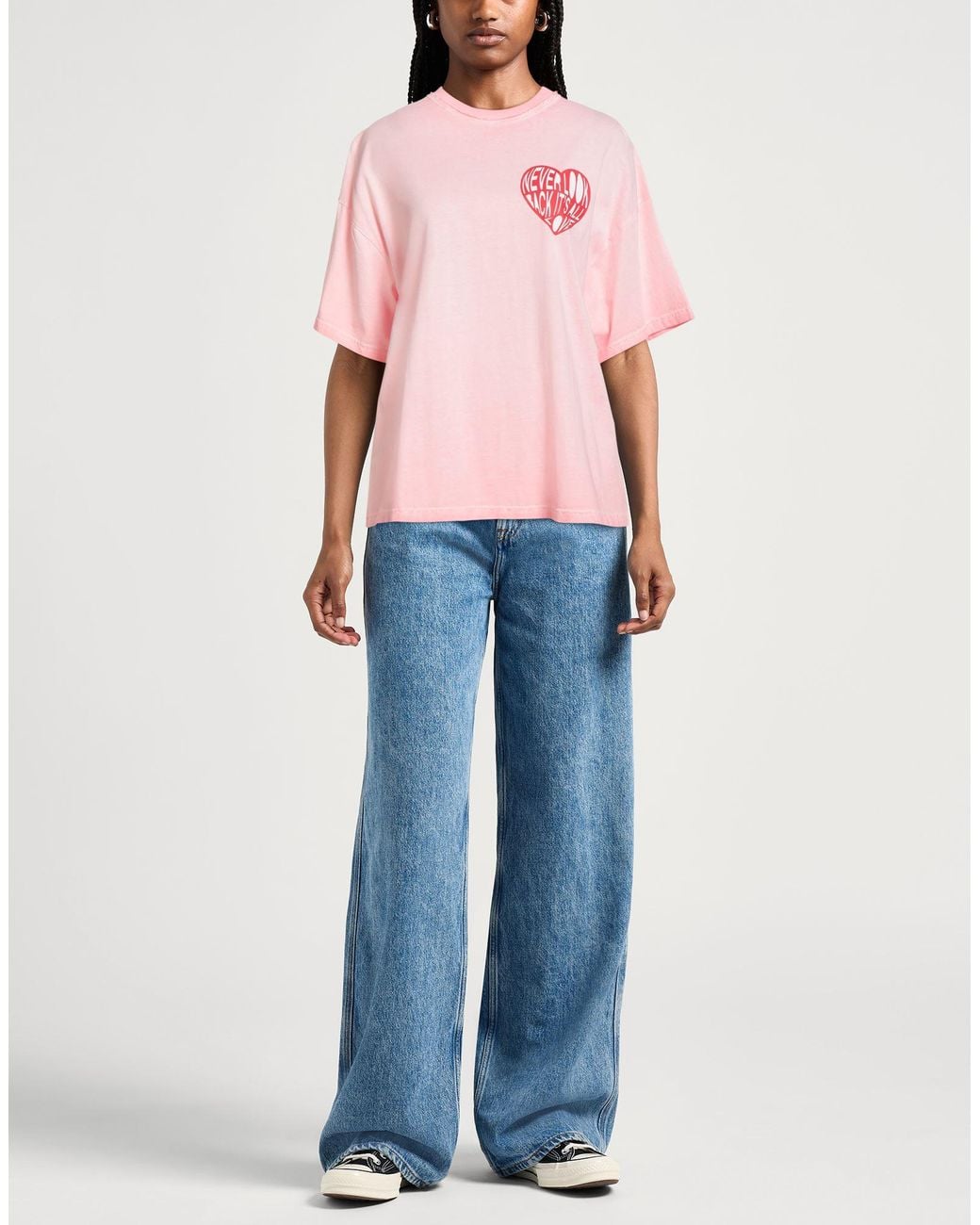 MSGM Pink Light T-Shirt Cotton