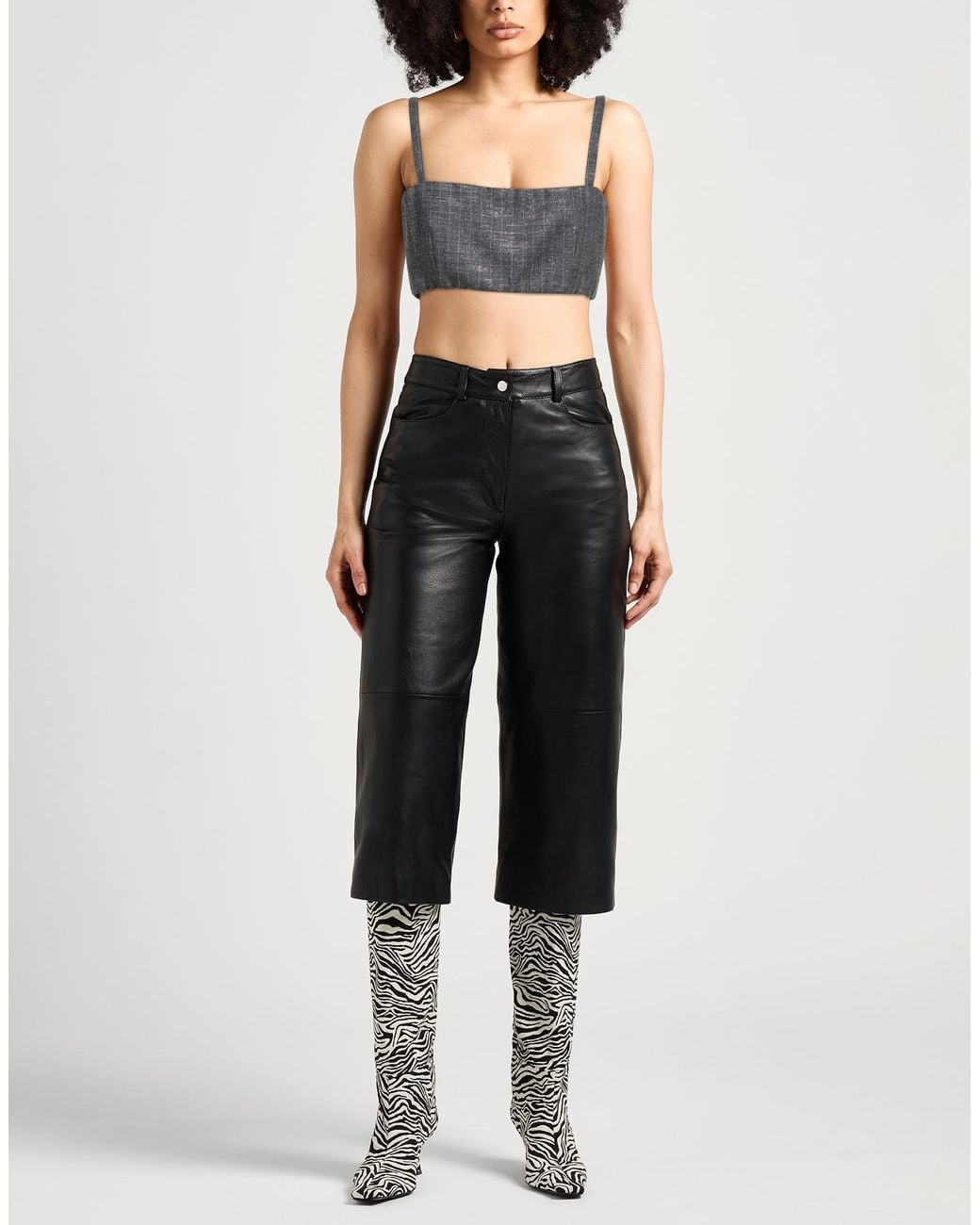MSGM Gray Tops