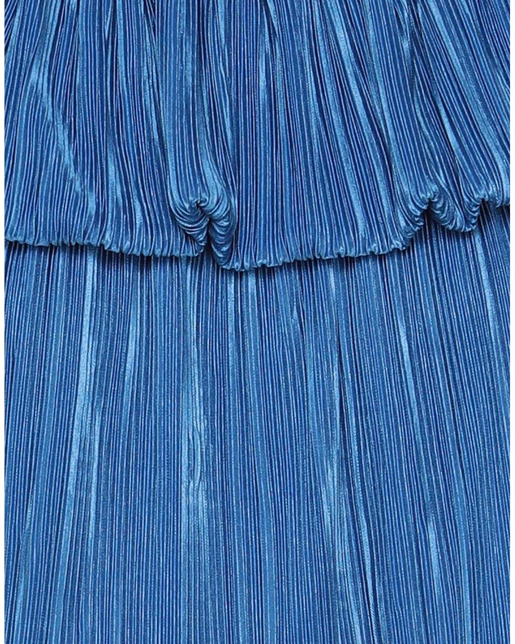 VANESSA SCOTT Blue Top Polyester, Elastane