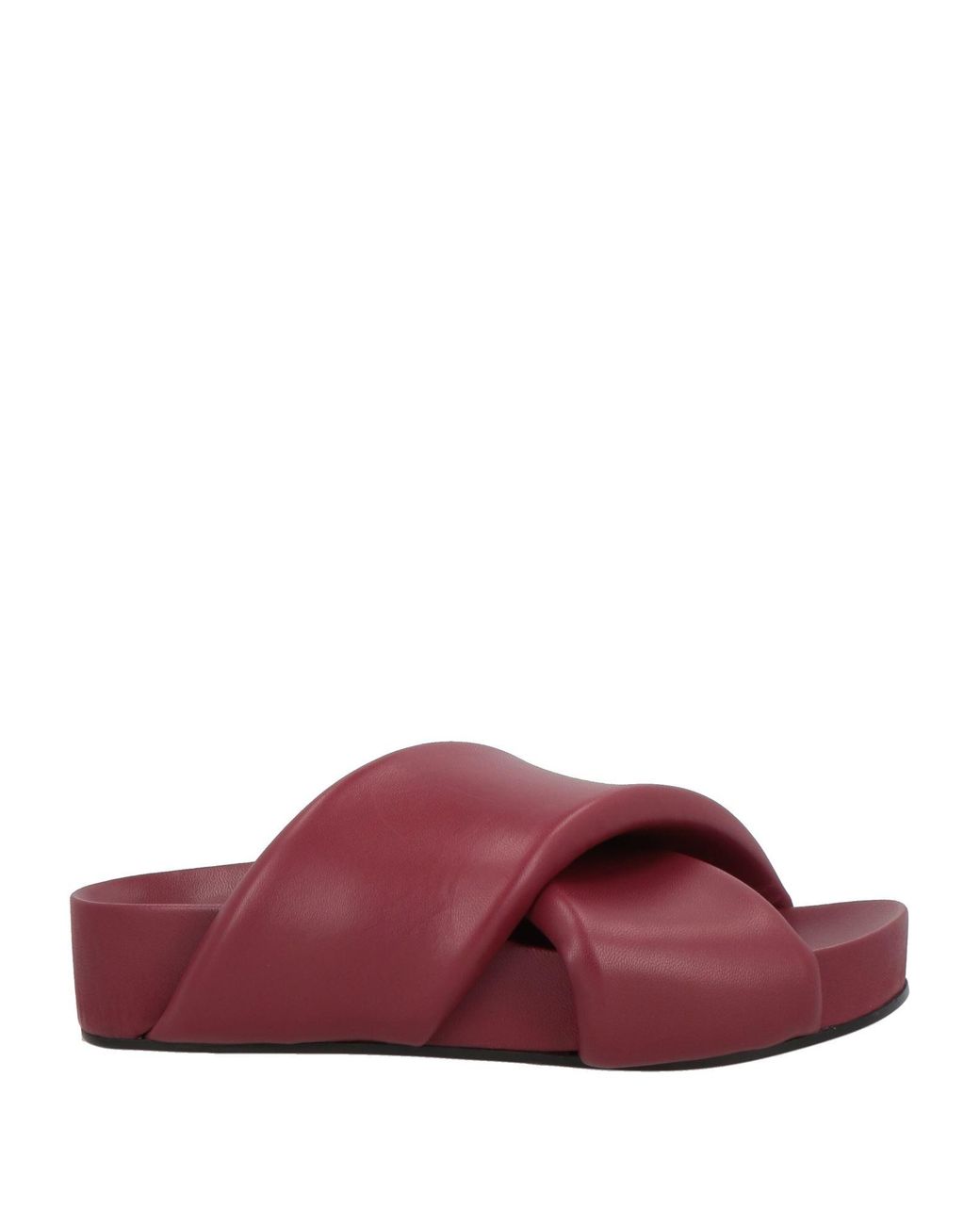 Jil Sander Purple Sandals Leather