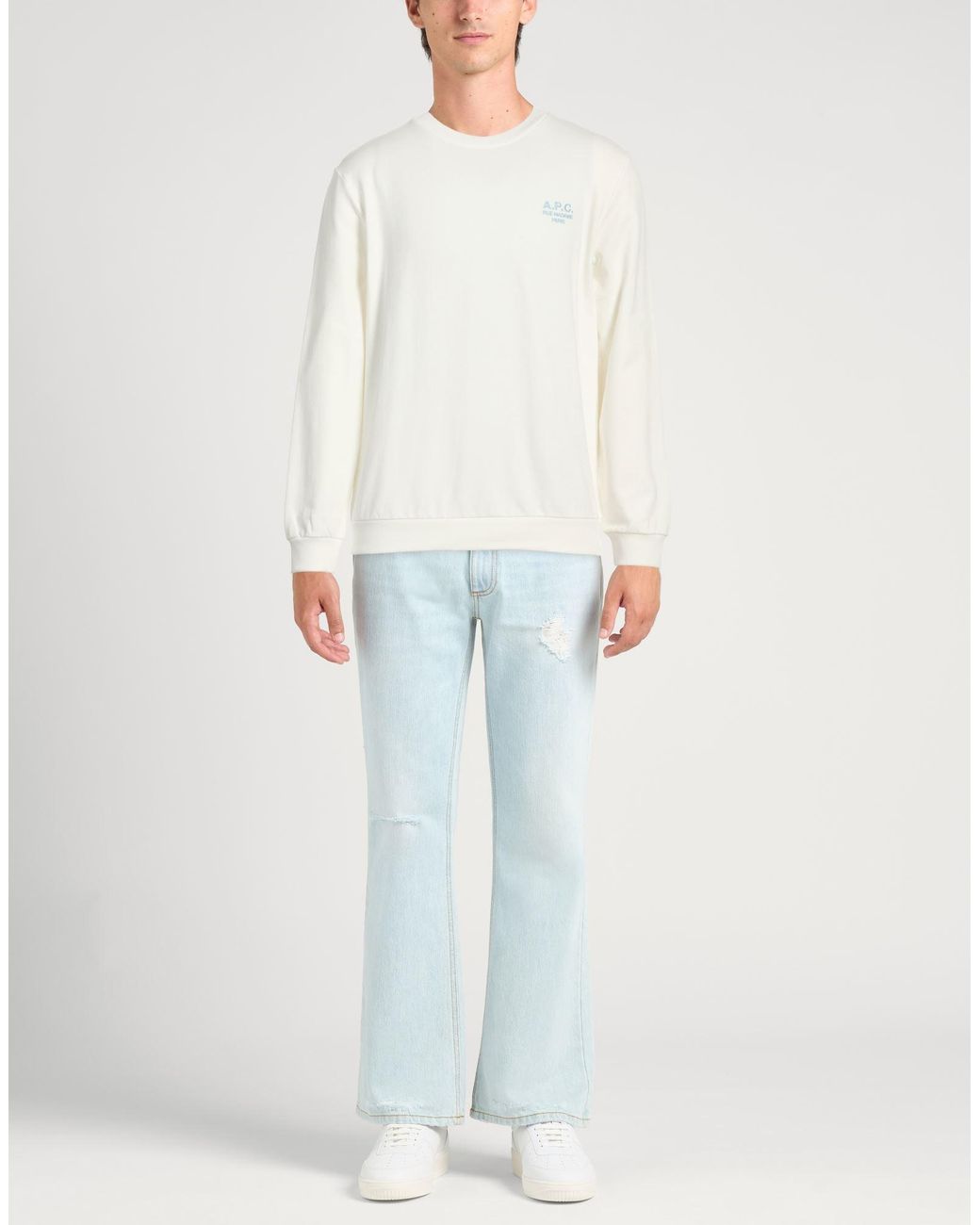 A.P.C. White Sweatshirt for men