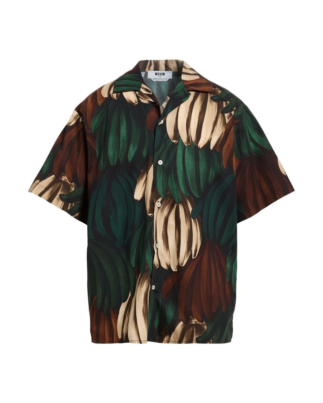 MSGM Green Shirt Cotton for men