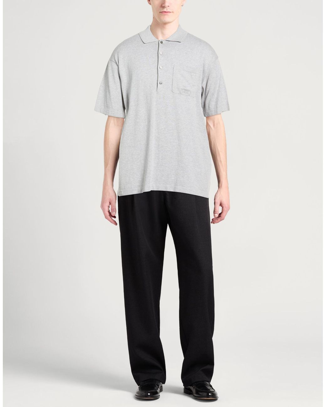 Dior White Light Polo Shirt Cotton, Silk for men