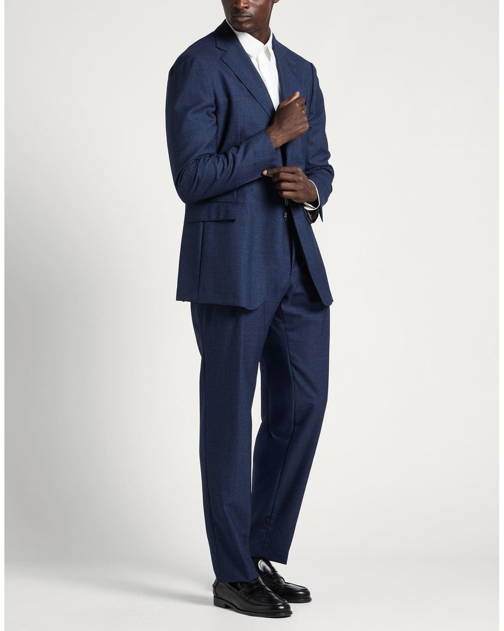 Lardini Blue Suit Wool for men