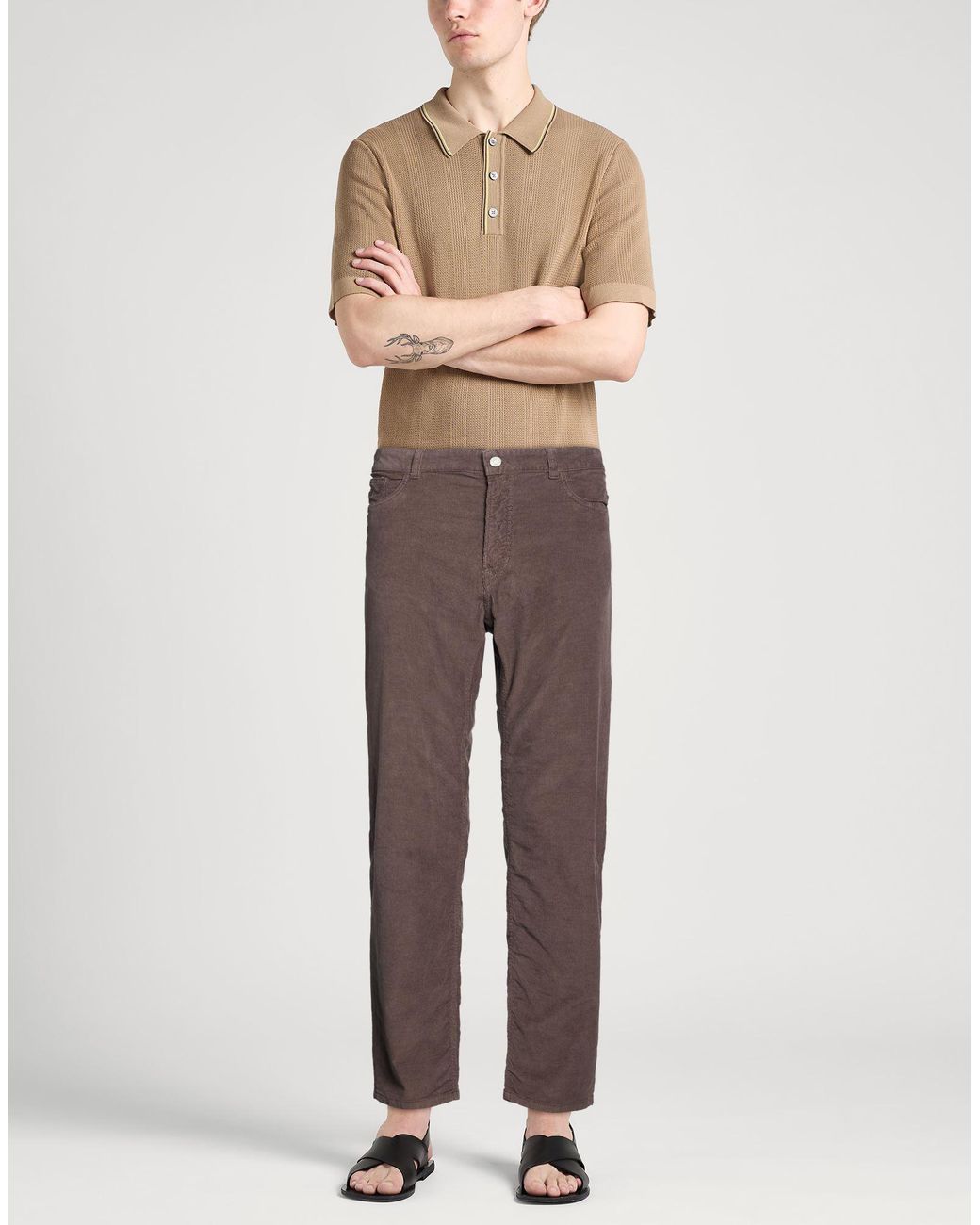 Trussardi Brown Trouser for men