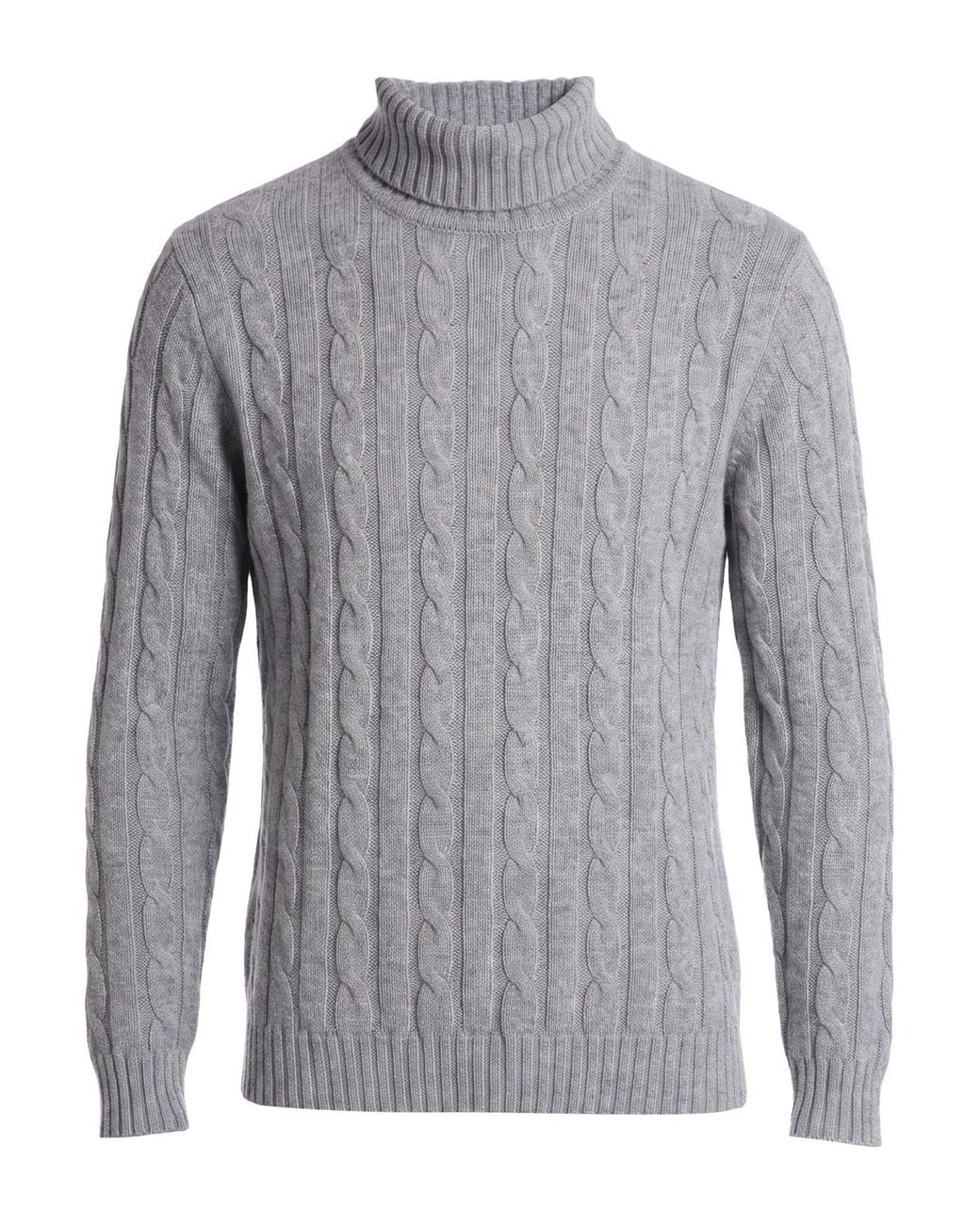 Daniele Fiesoli Gray Turtlenecks for men