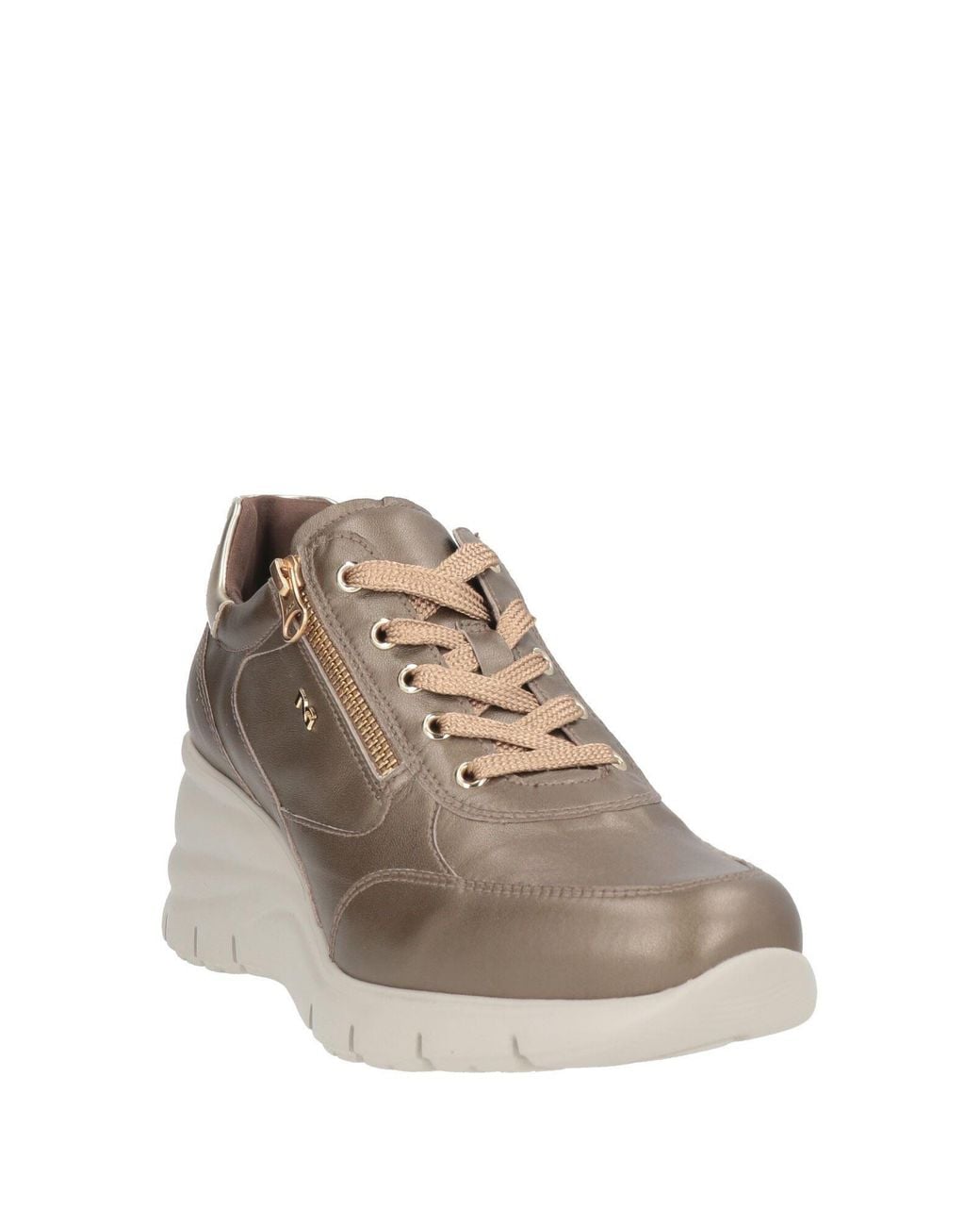 Nero Giardini Brown Platinum Sneakers Leather