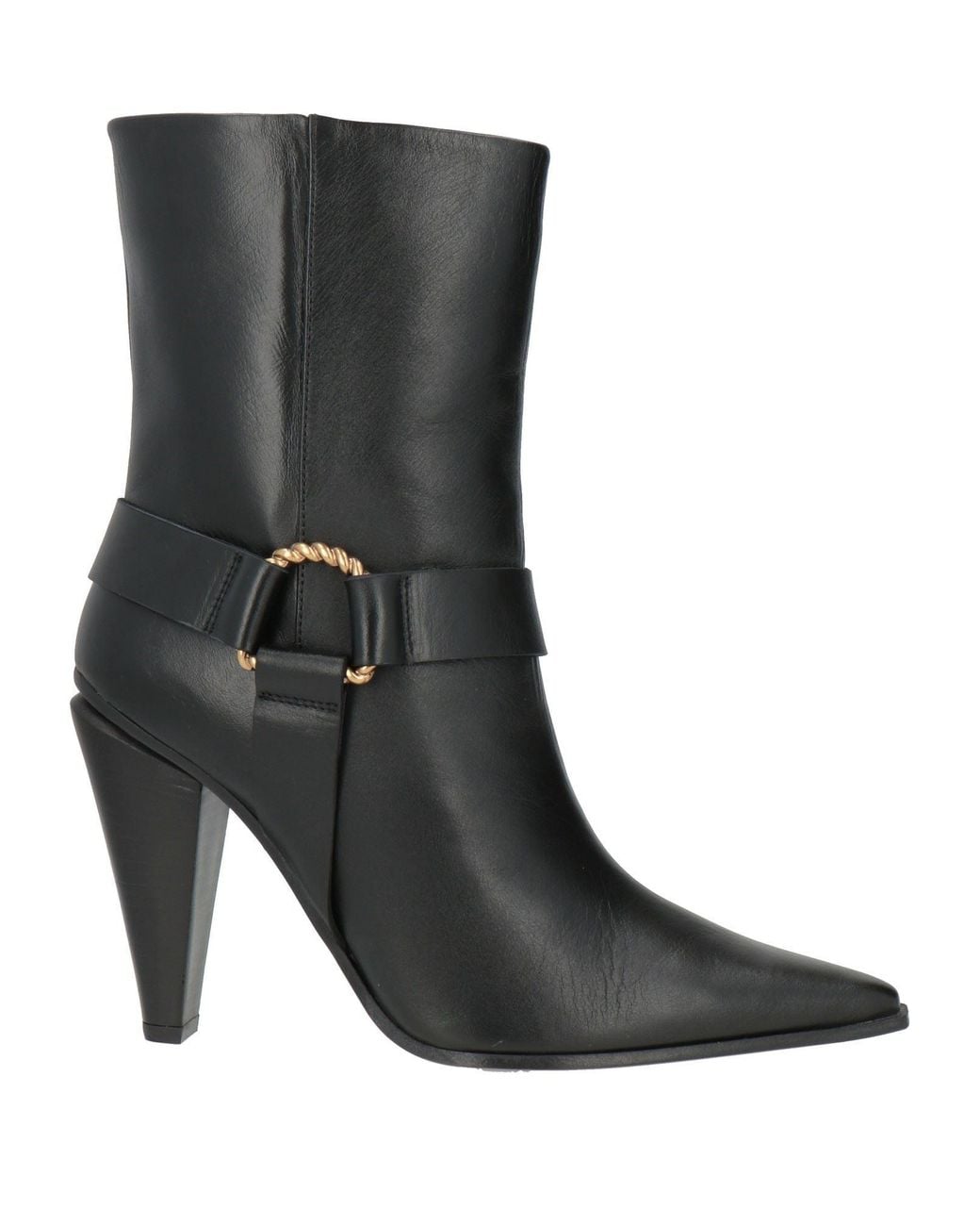 Roberto Festa Black Ankle Boots Leather