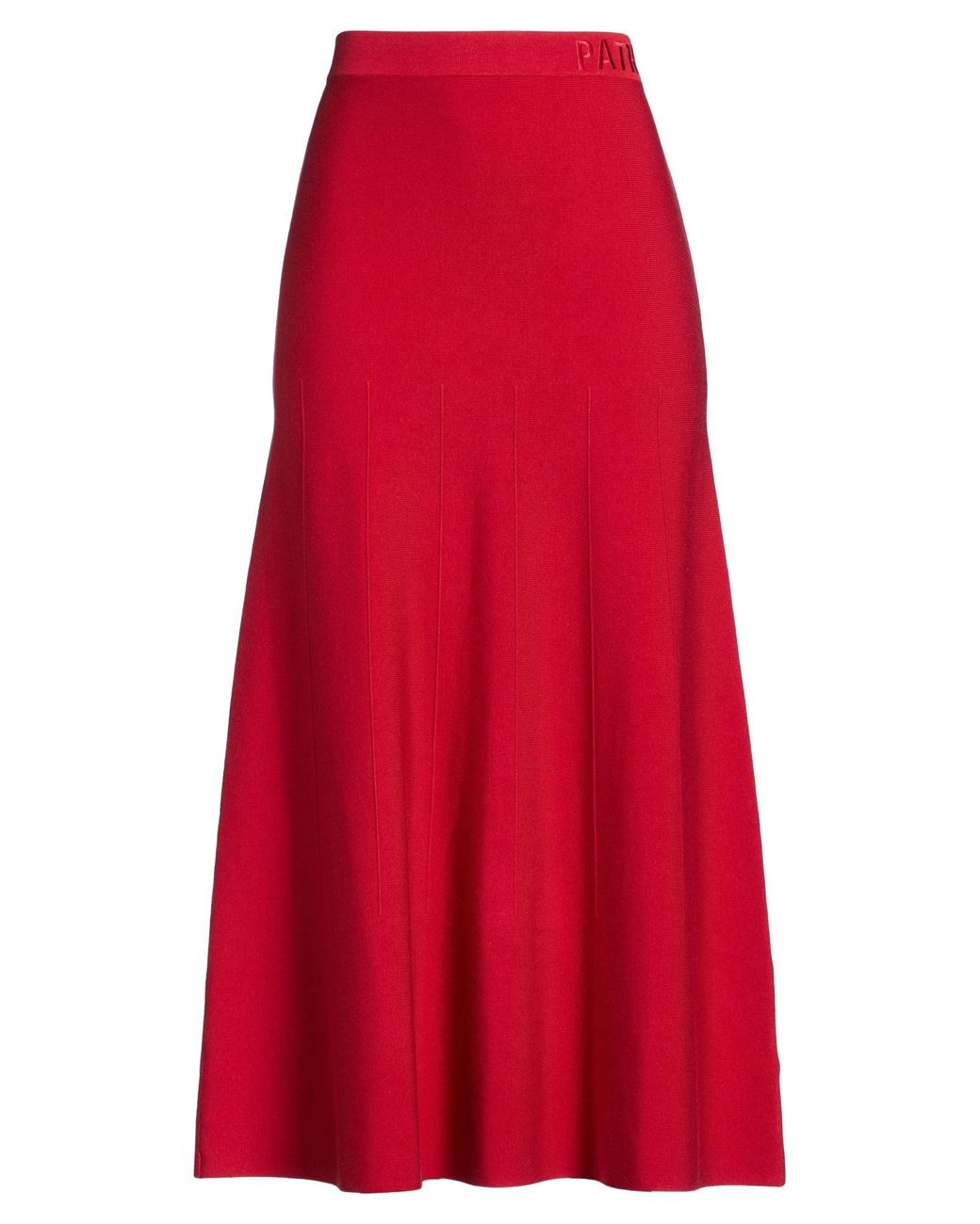 Patrizia Pepe Red Maxi Skirt