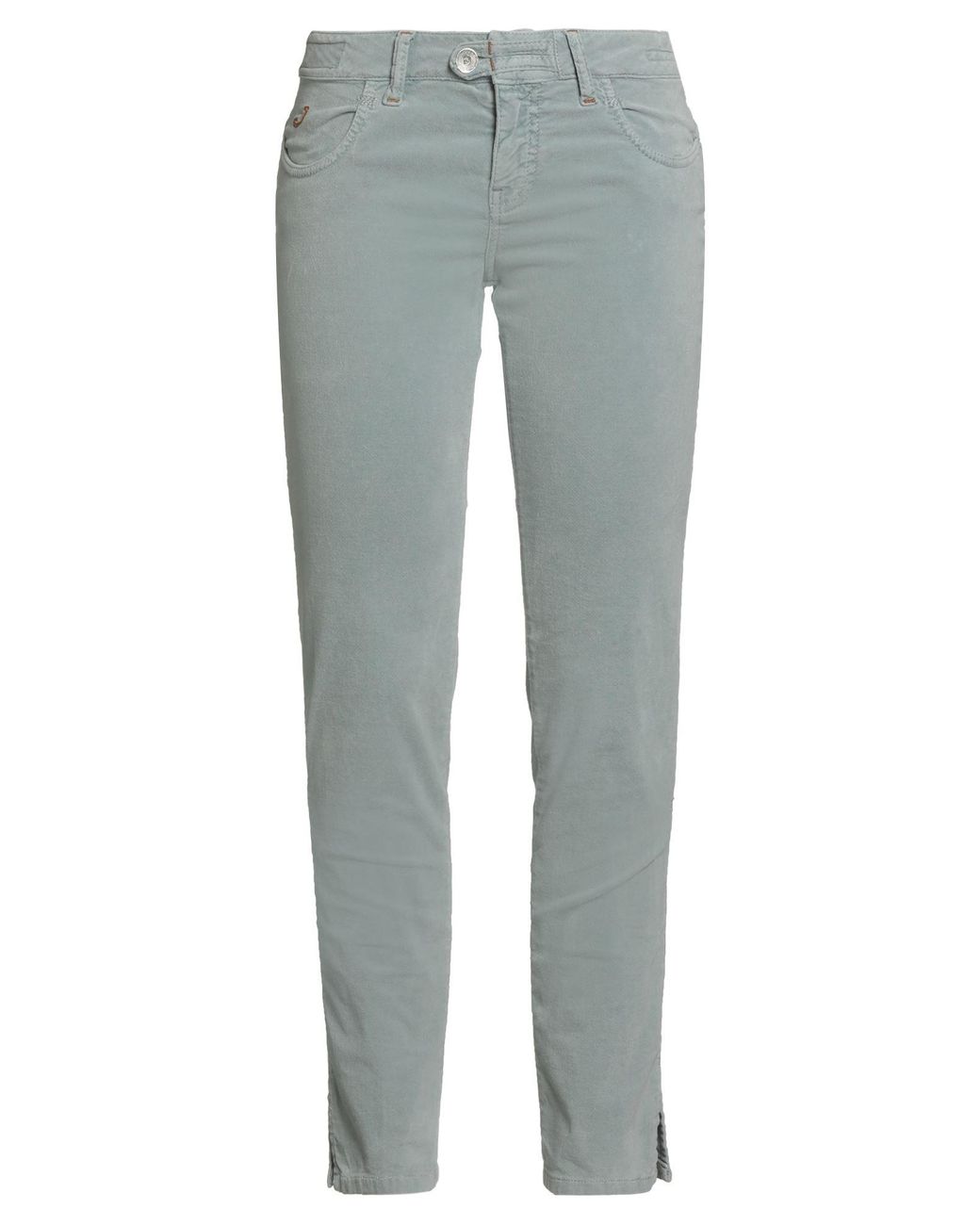 Jacob Cohen Gray Pants Cotton, Elastane