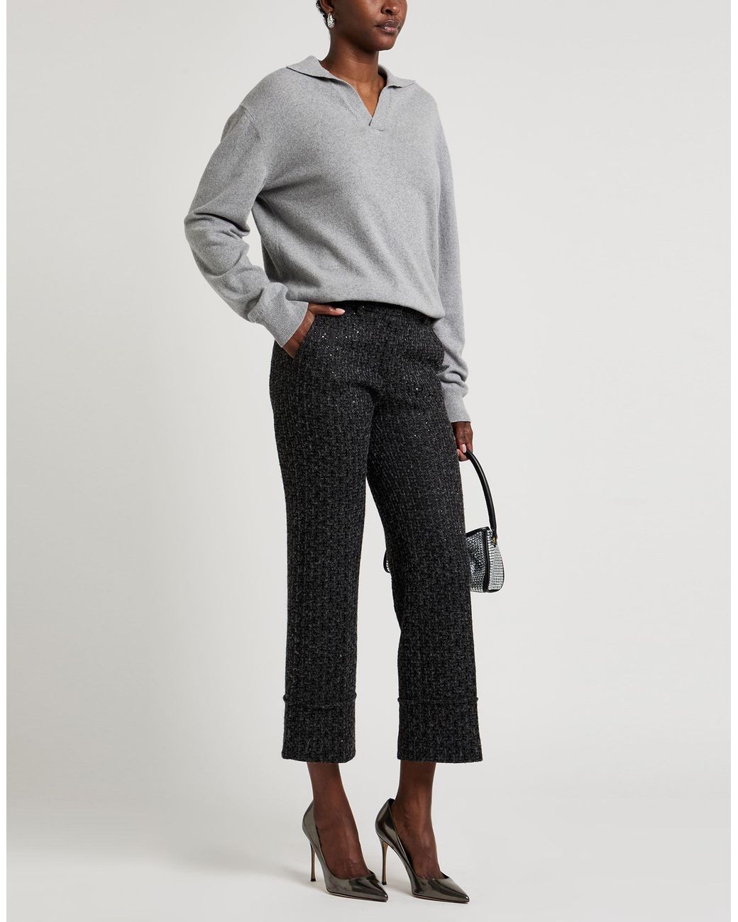 Seductive Gray Trouser