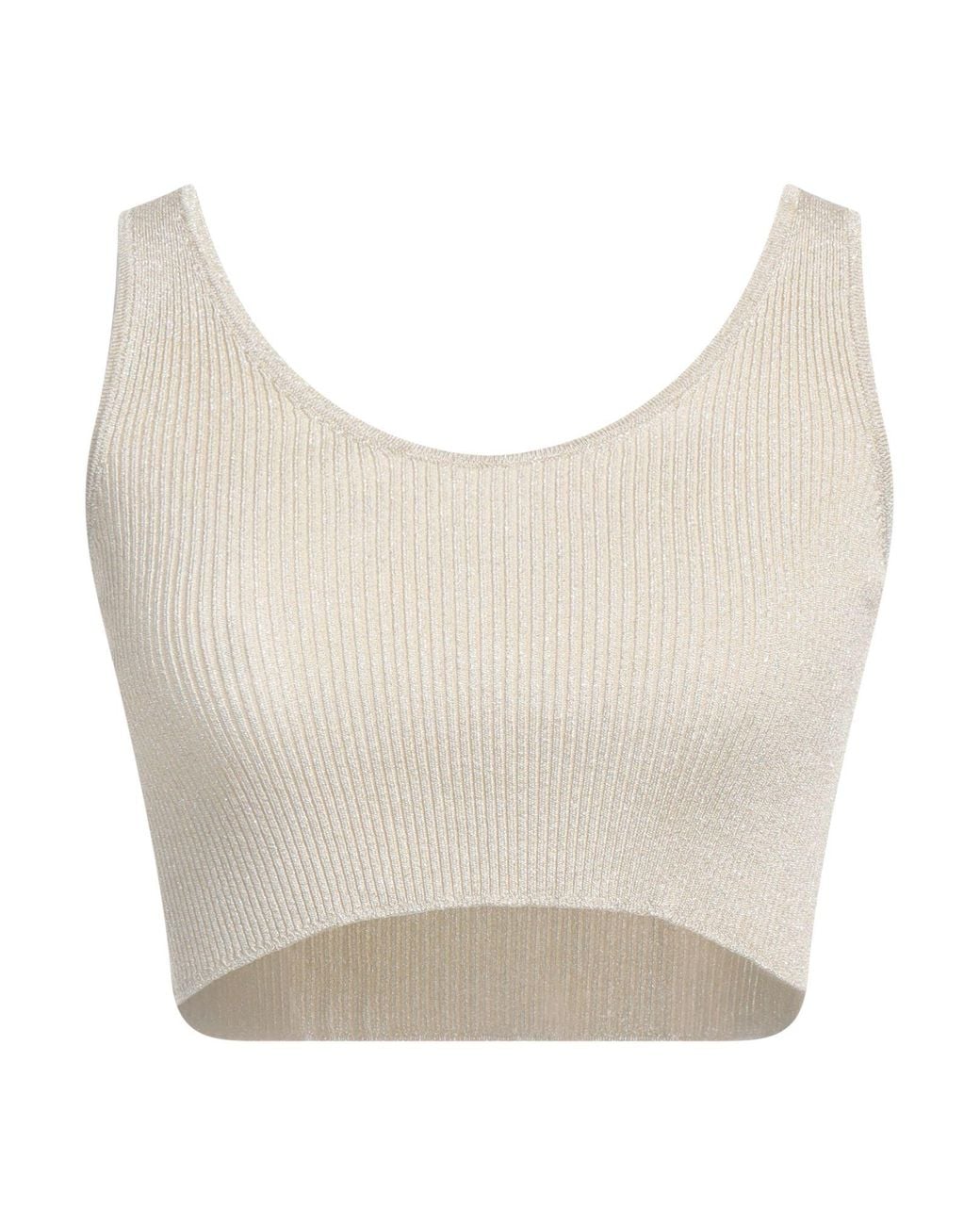 Roberto Collina White Top Viscose, Metallic Polyester