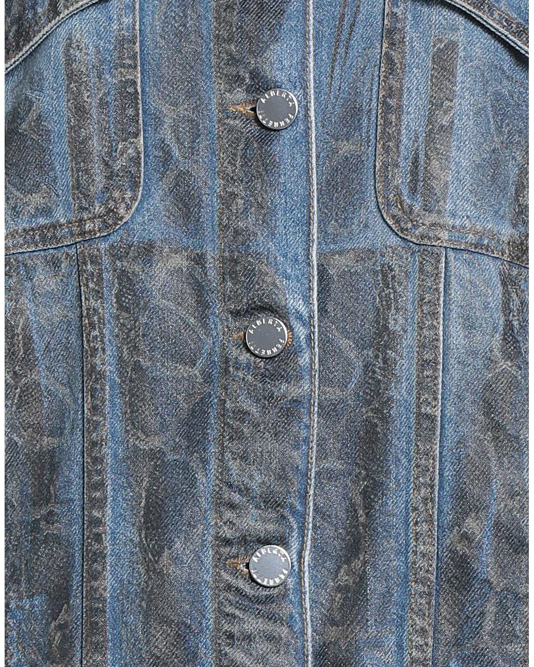 Alberta Ferretti Blue Denim Outerwear