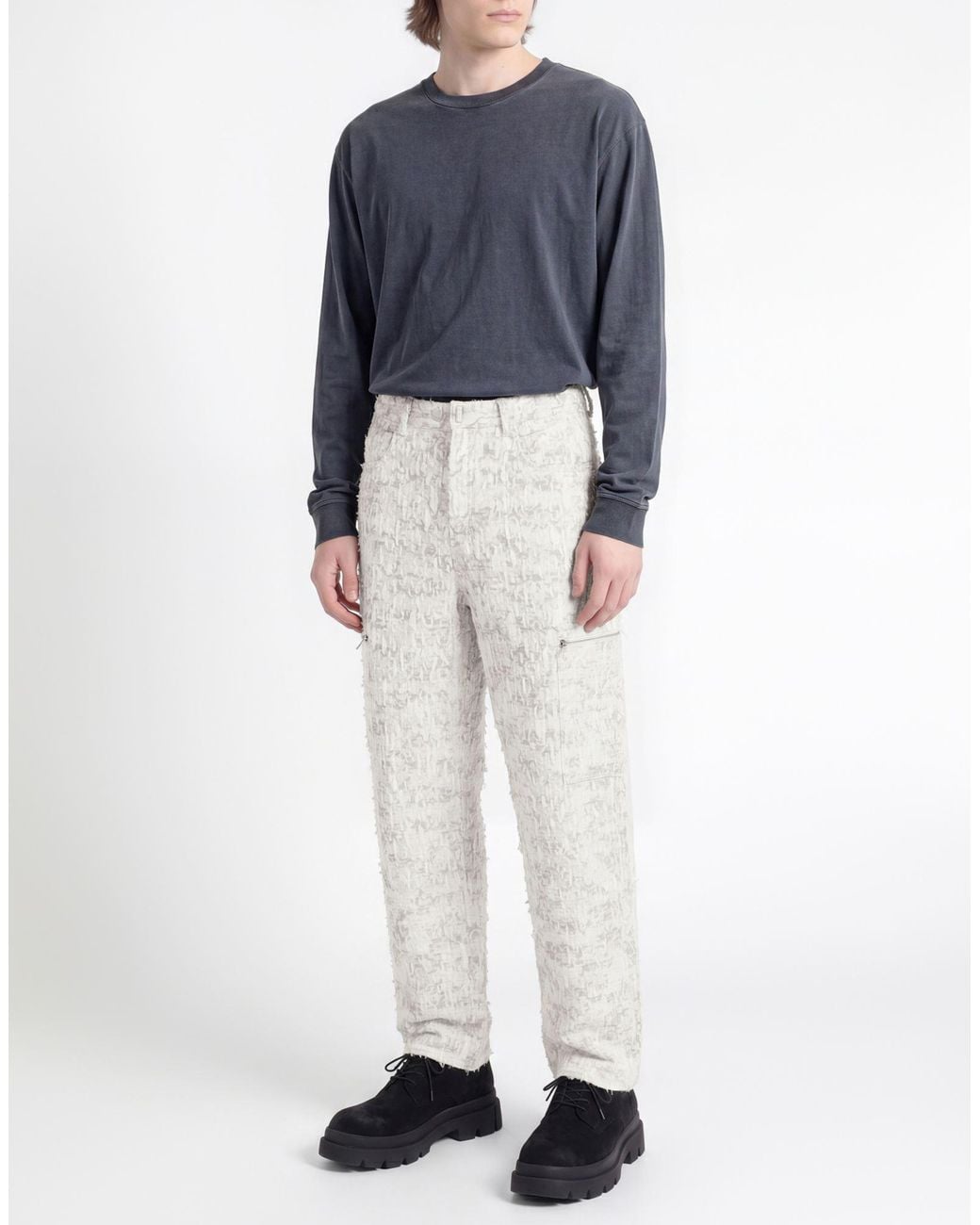 Givenchy White Pants Cotton for men