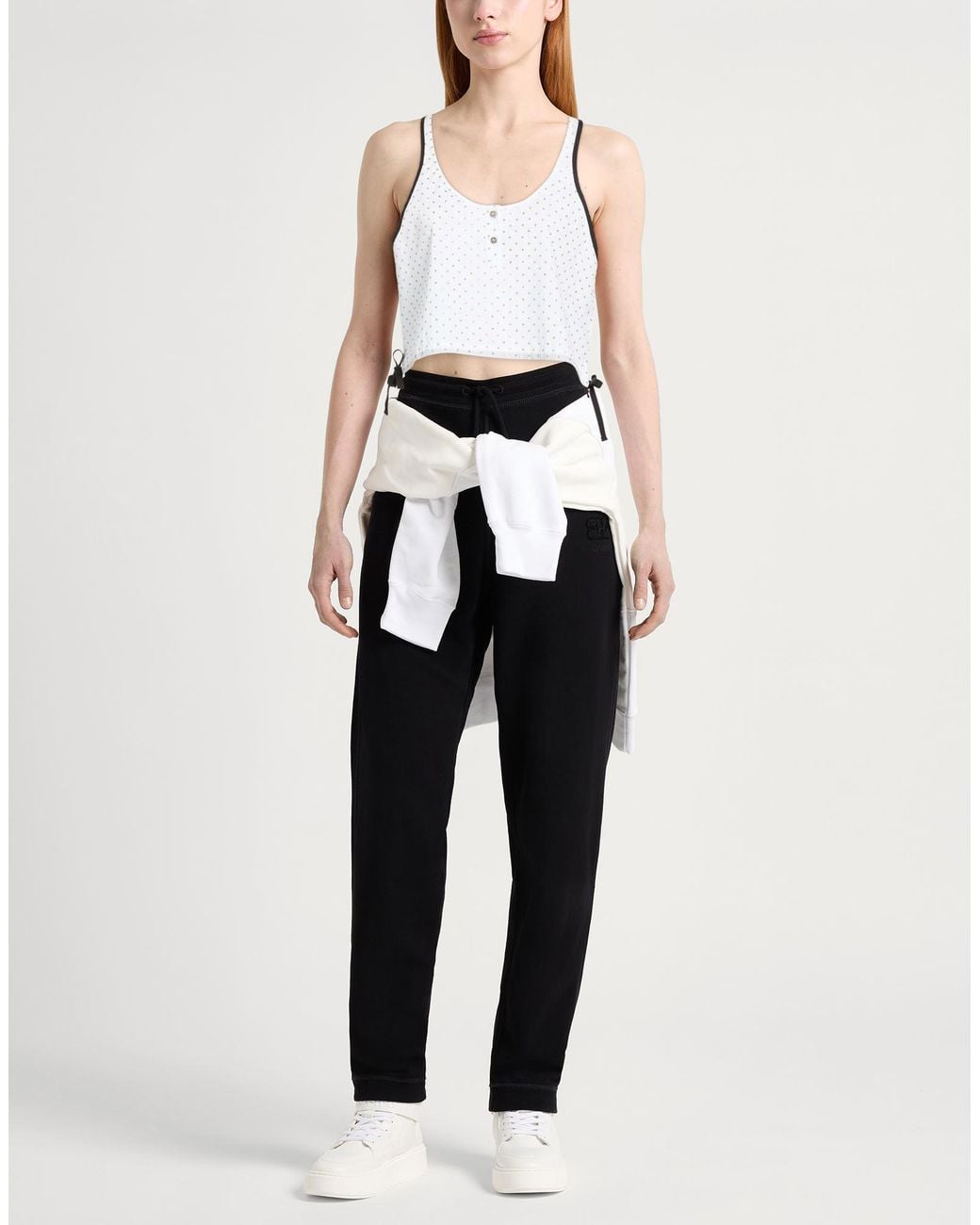 8pm White Top Cotton, Polyester