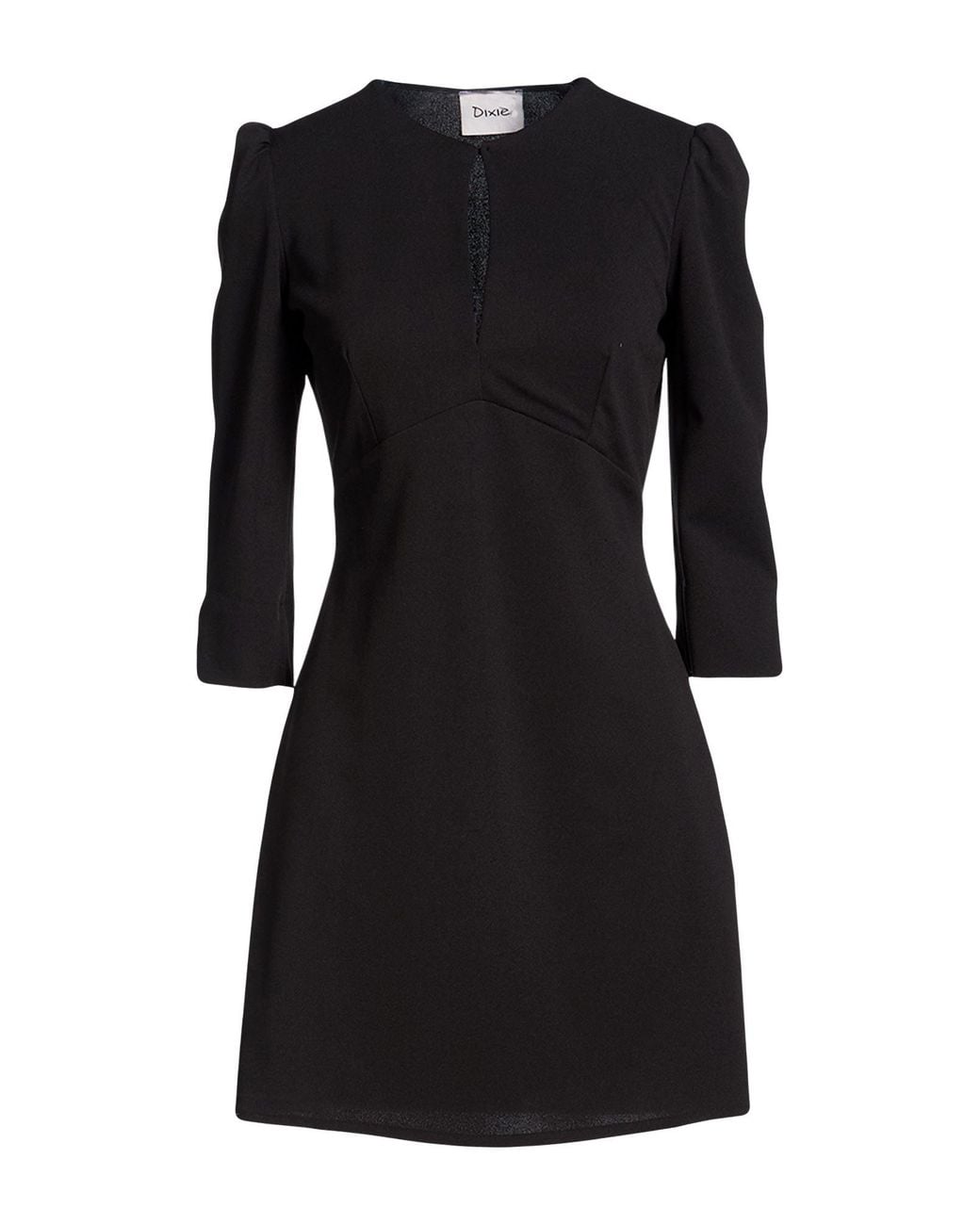 Dixie Black Mini Dress Polyester, Elastane