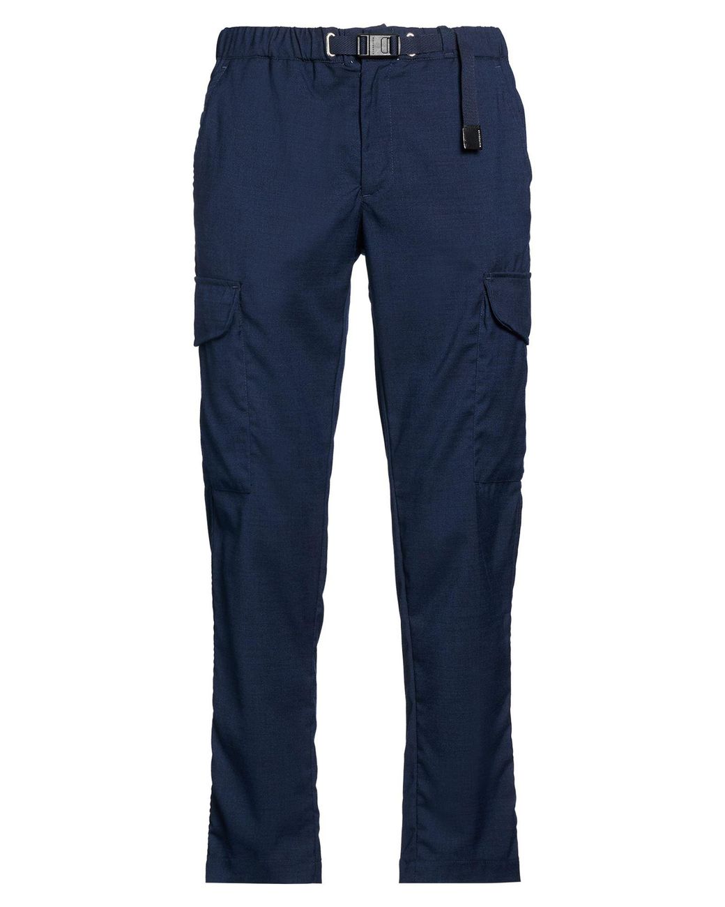 White Sand Blue Pants for men