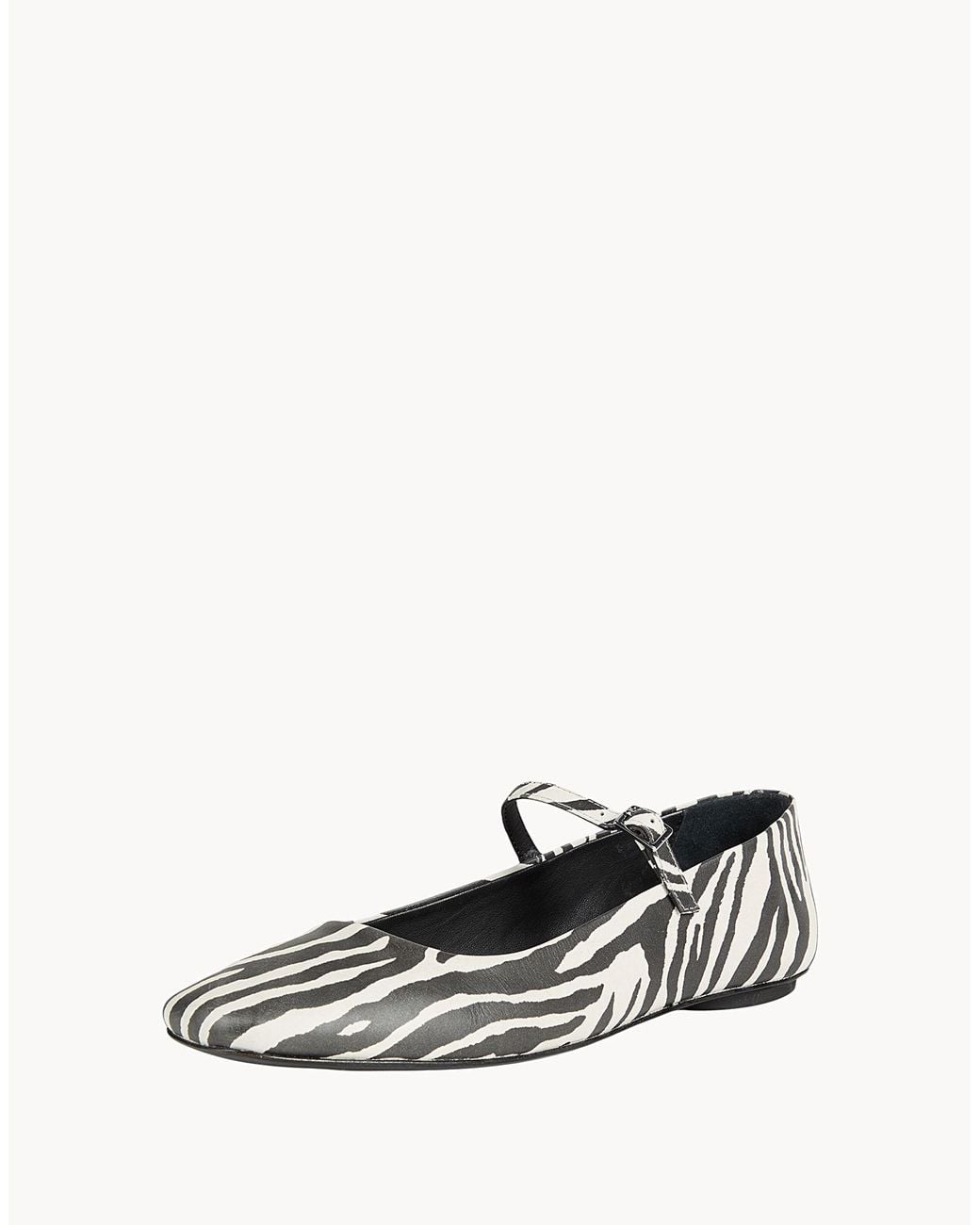 MAX&Co. White Ballet Flats