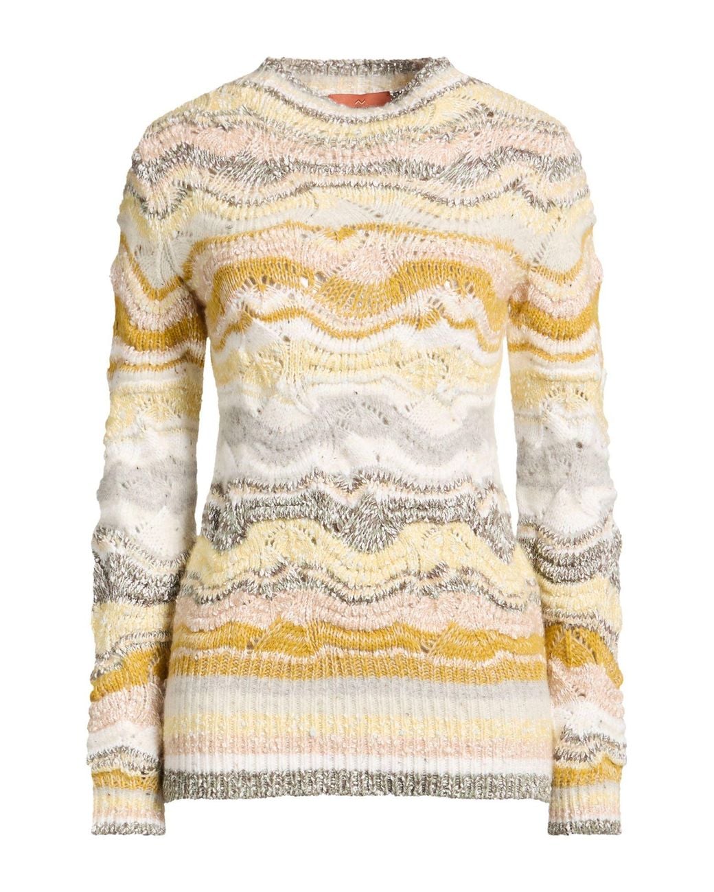 Missoni Natural Marigold Sweater Wool, Cotton, Polyamide, Alpaca Wool, Synthetic Fibers