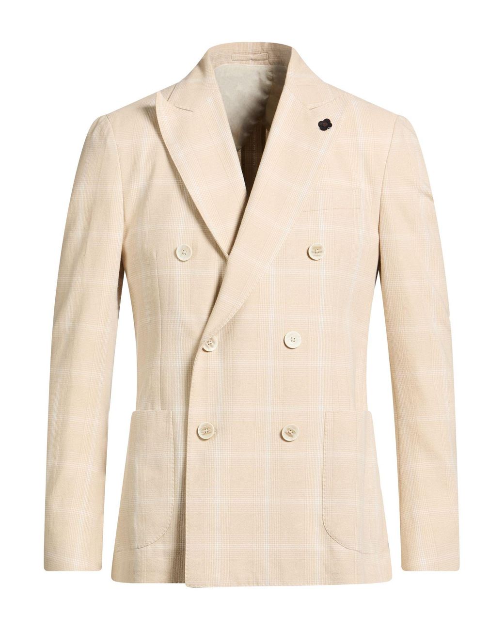 Lardini Natural Blazer Viscose, Cotton for men