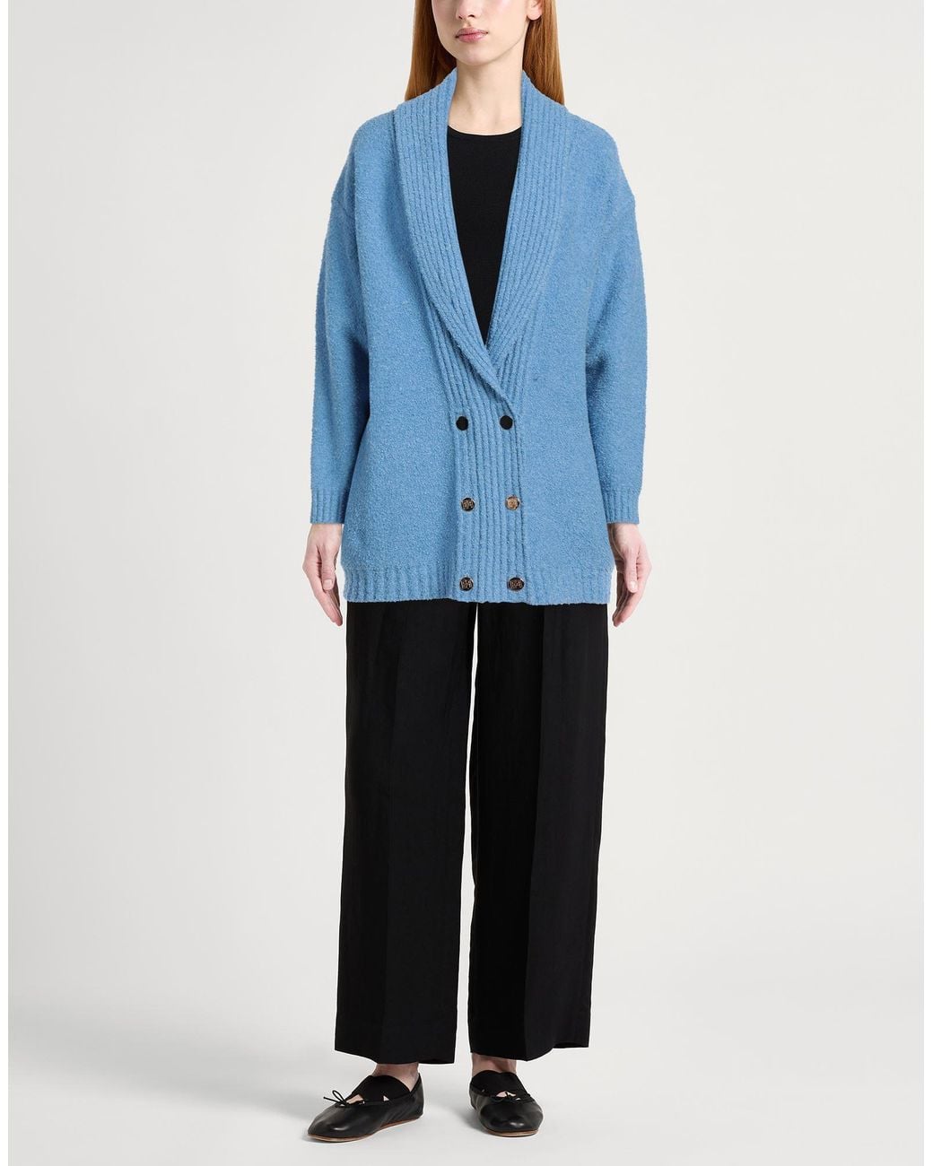 Elisabetta Franchi Blue Cardigan