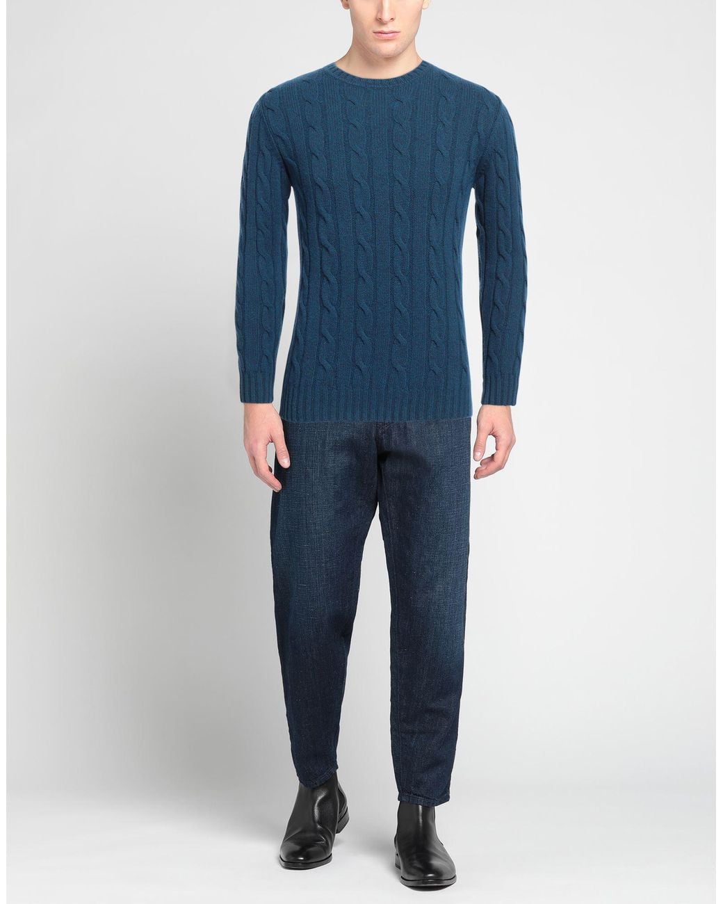 Daniele Fiesoli Blue Jumper for men