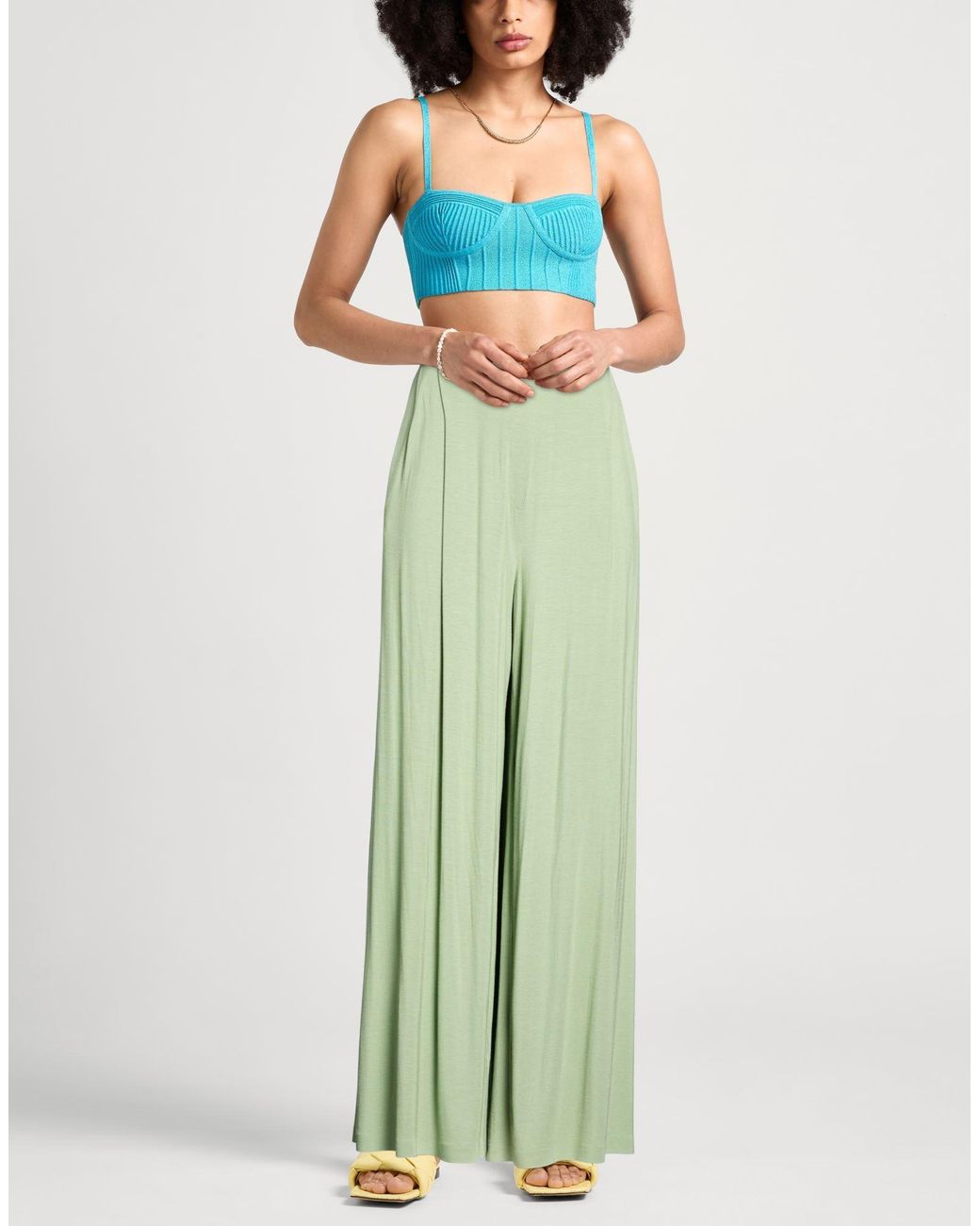 Norma Kamali Green Pants
