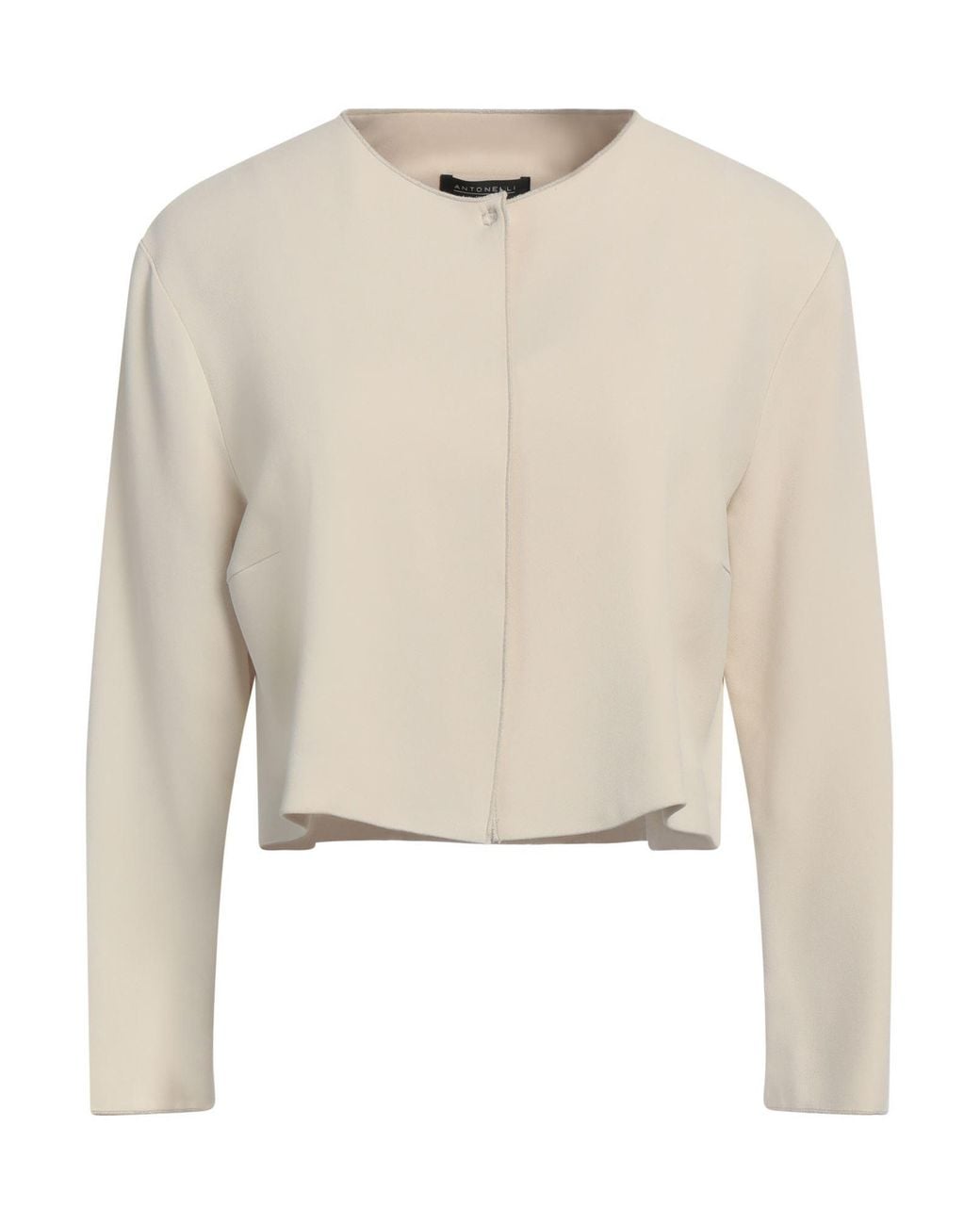 Antonelli White Jacket Viscose, Acetate, Elastane