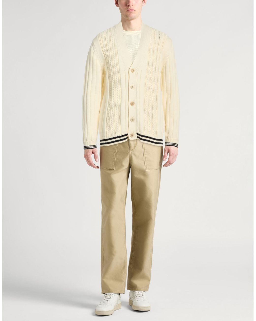 Golden Goose Deluxe Brand Natural Cardigan Cotton for men