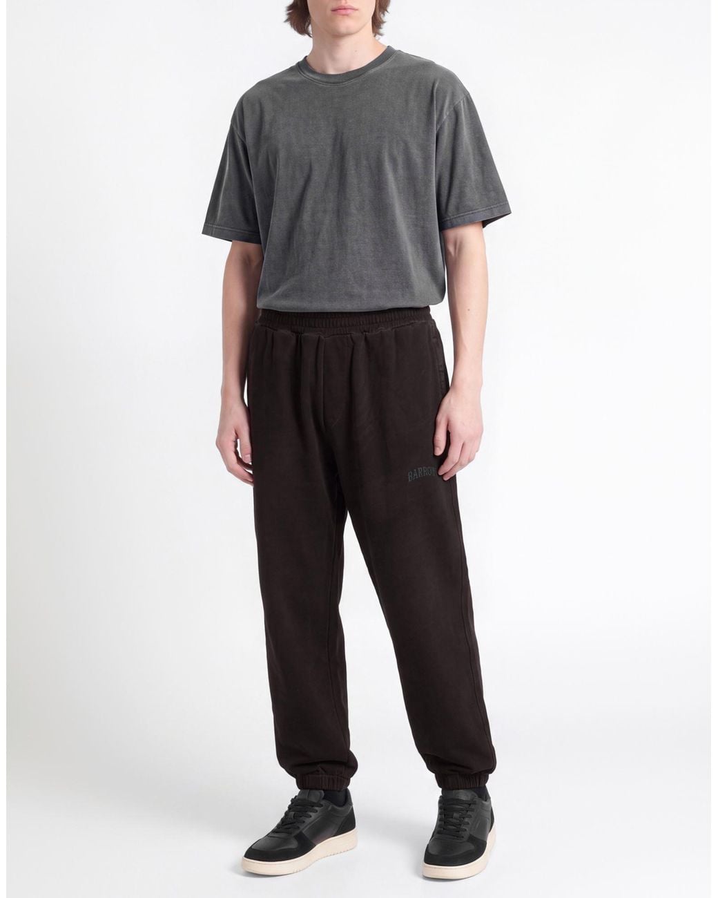 Barrow Black Pants Cotton for men
