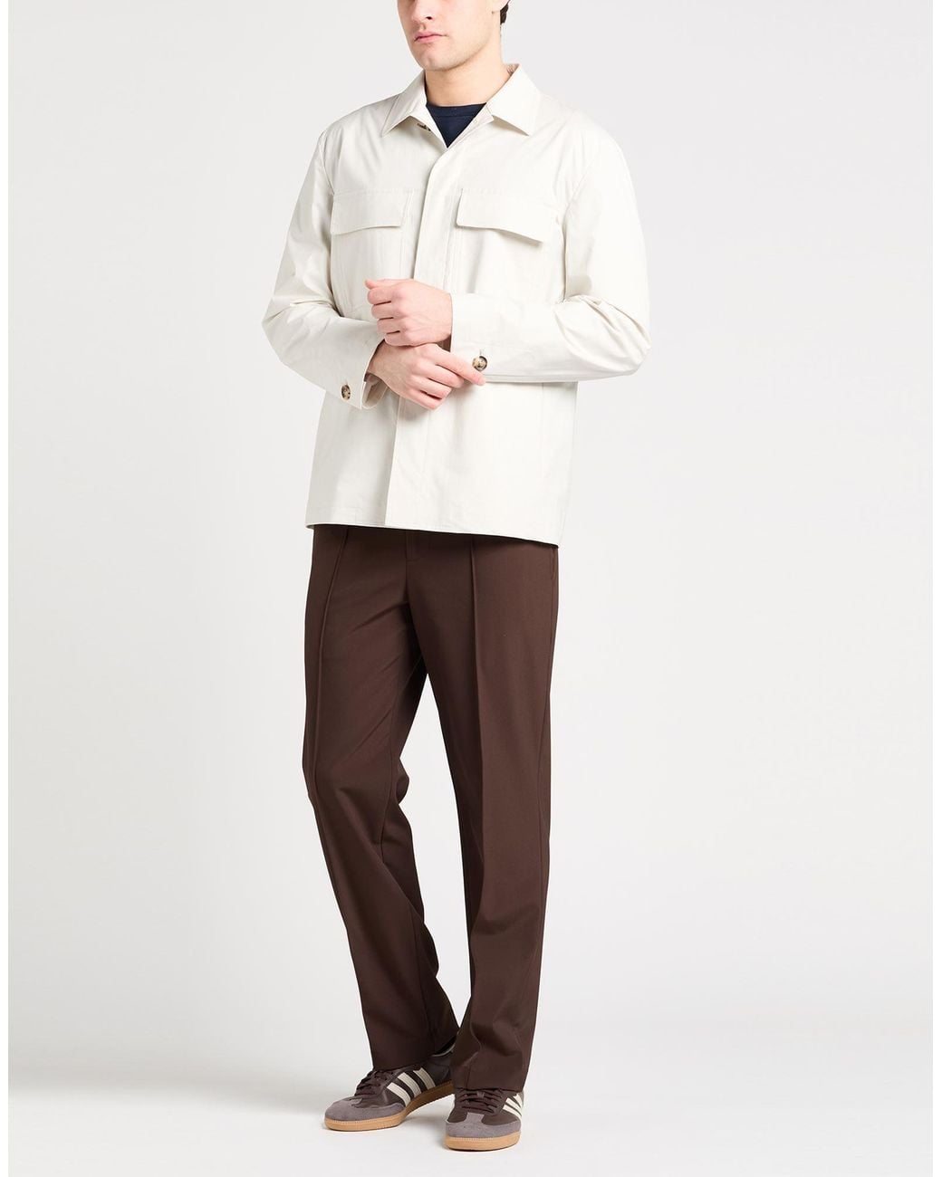 Lardini Natural Light Jacket Cotton, Elastane for men