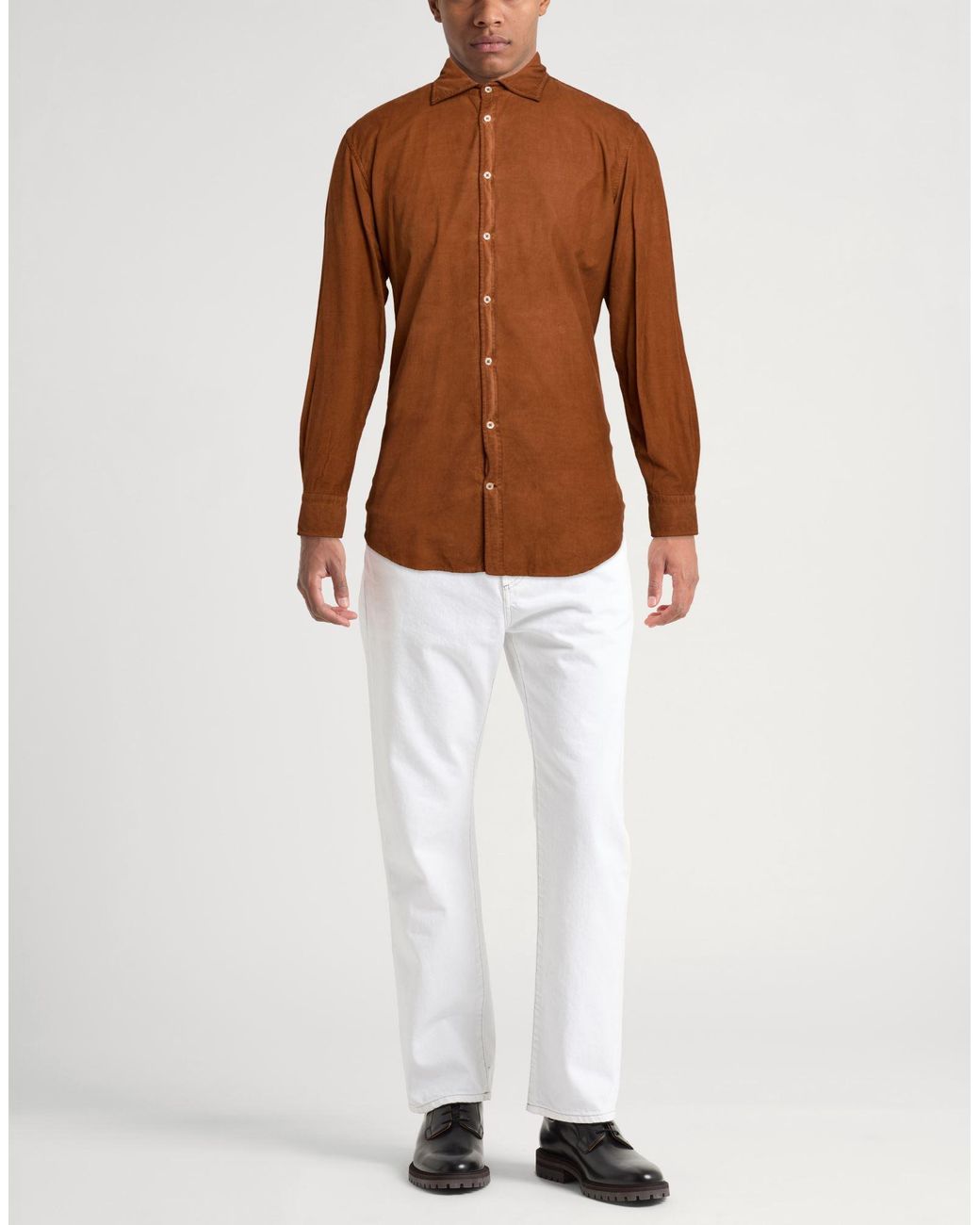 Massimo Alba Brown Shirt for men