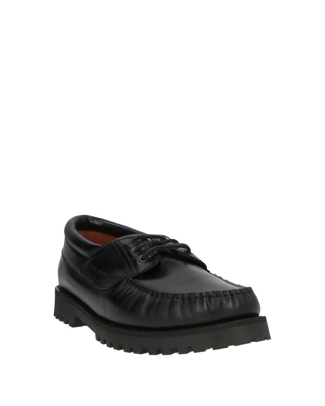 COPENHAGEN Black Cph616M Lace-Up Shoes Leather for men