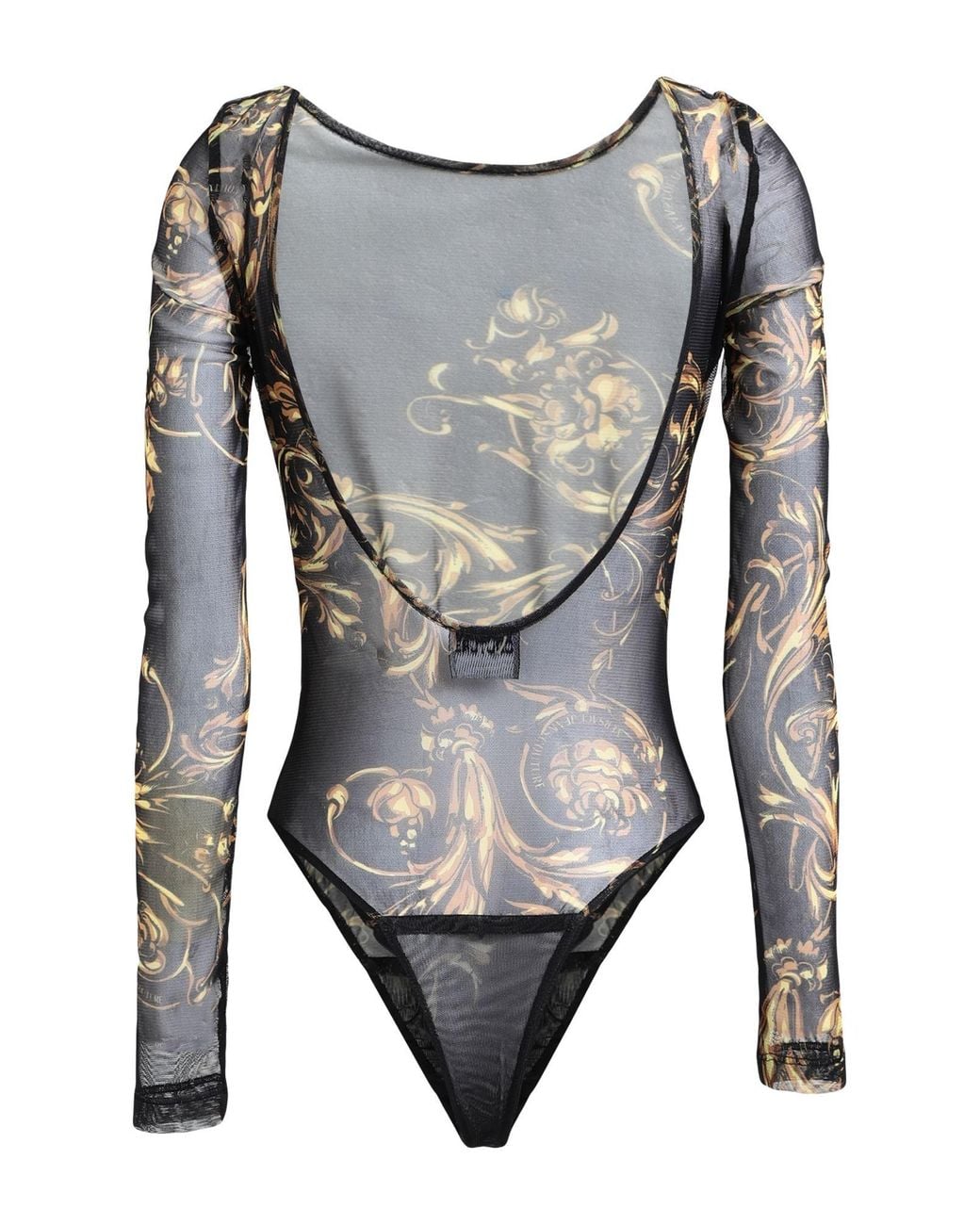 Versace Jeans Couture Blue Bodysuit Polyester