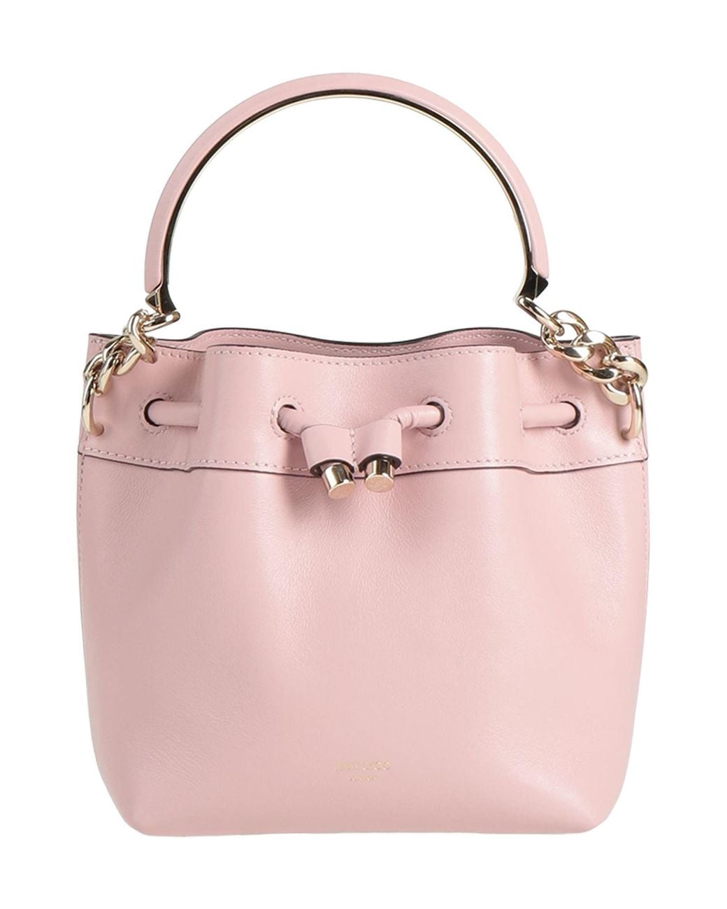 Jimmy Choo Pink Handbag Leather